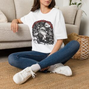 Adult Who Is Ready For Christmas Shirt, Funny Santa Christmas T-Shirt, Holiday Party Tee, Reindeer and Snowman Shirt, Christmas Vacation Shirt, Festive Family Tee