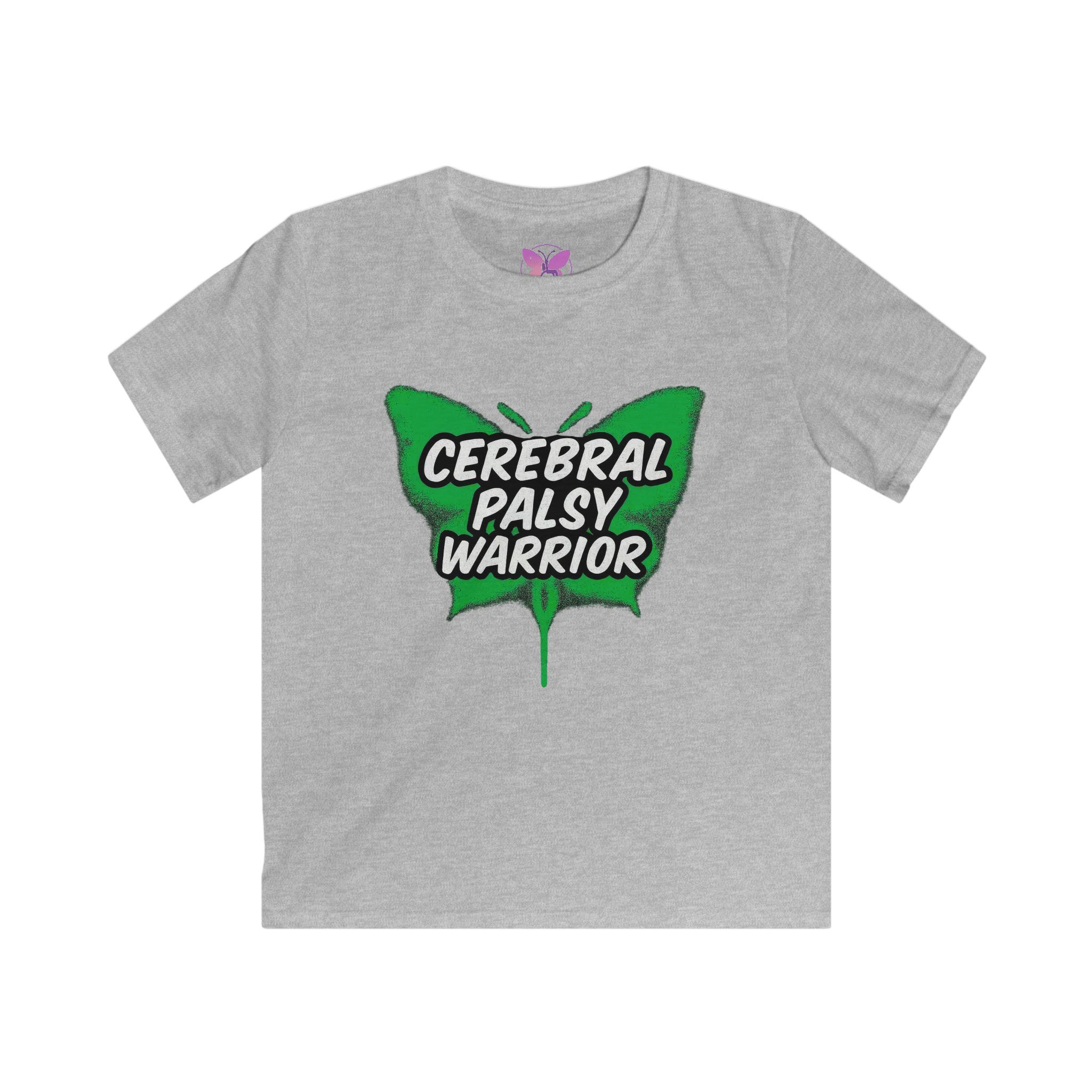 Kids Cerebral Palsy Warrior T-Shirt Green Butterfly Awareness Tee CP Support Shirt - Image 7