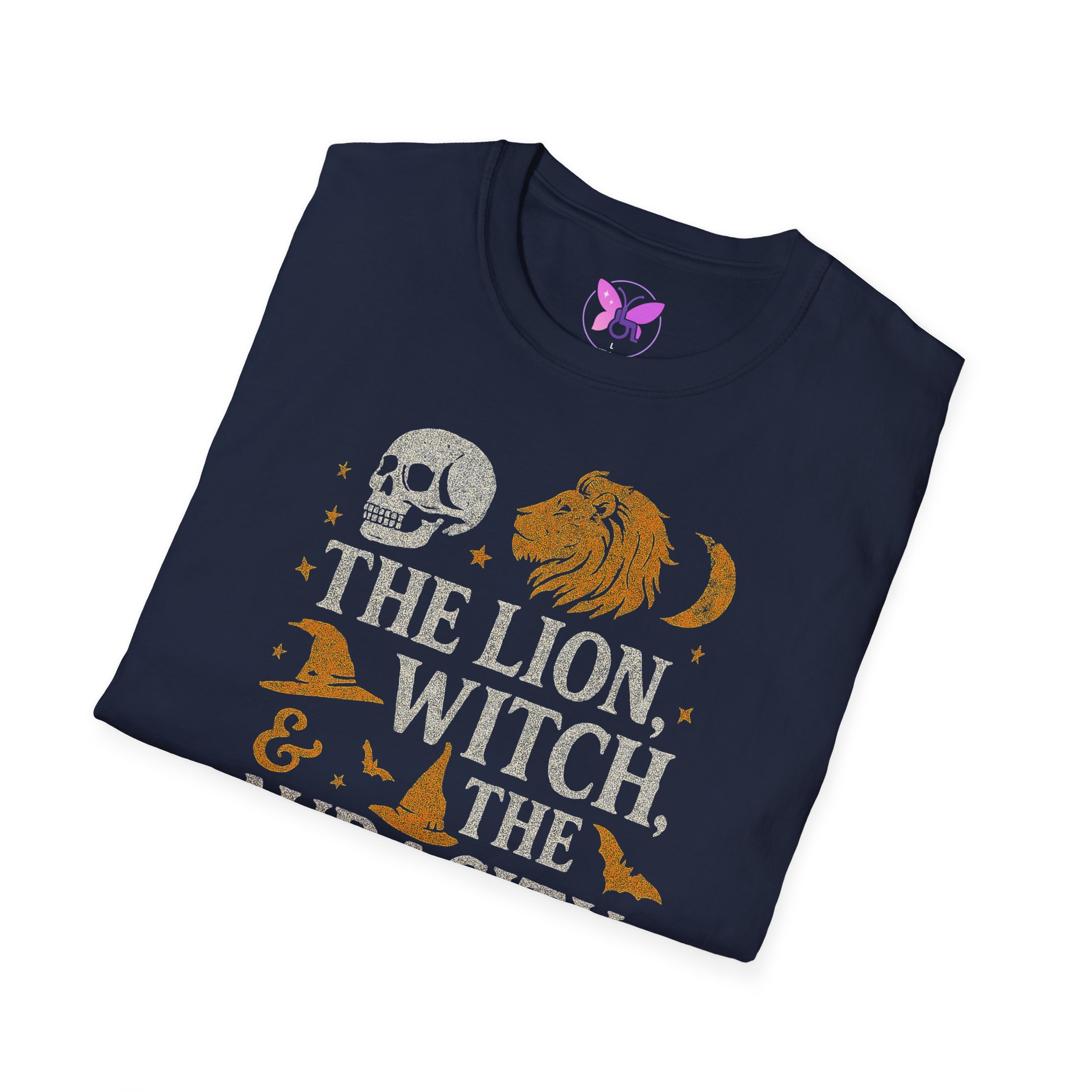 The Lion, The Witch, and the Audacity of This Bitch Shirt Funny Teacher Halloween Shirt, Book Quote Unisex Tee, Sassy Adult Teacher Gift - Image 16
