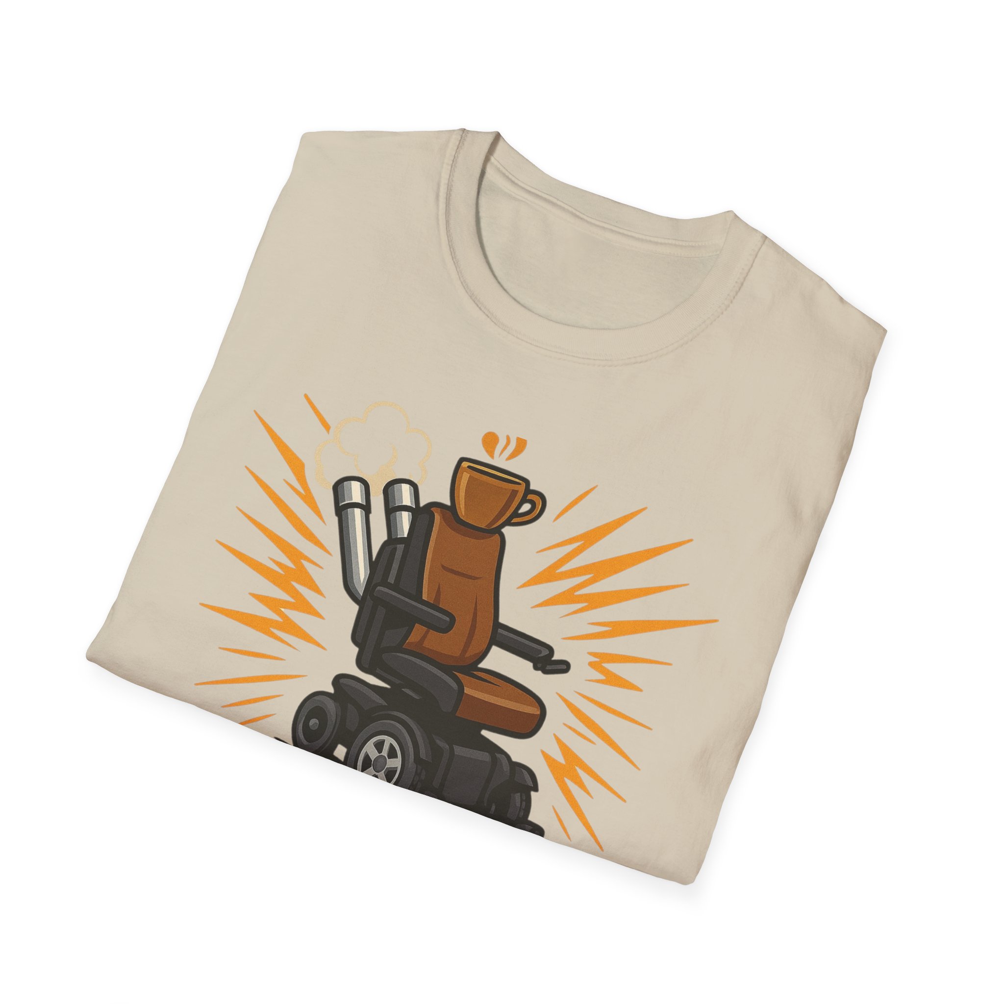 Espresso Turbo Boost Engaged Funny Wheelchair T-Shirt Caffeine and Unstoppable Vibes, Coffee Lover , Wicked Sense of Humor. - Image 8