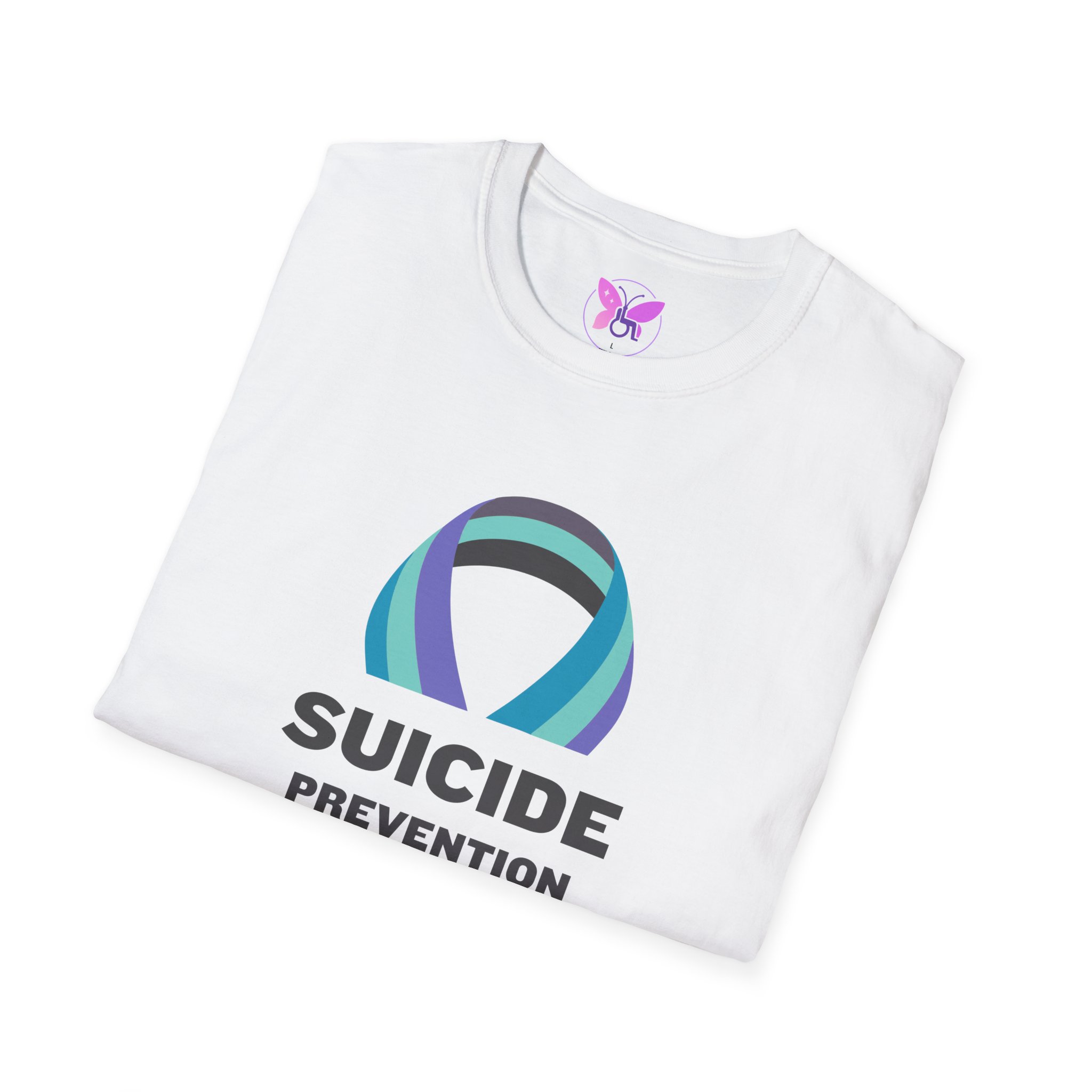 Suicide Prevention Awareness T-Shirt with Teal Purple Ribbon Mental Health Support Tee No Suicide Awareness Gift for Loved Ones - Image 4