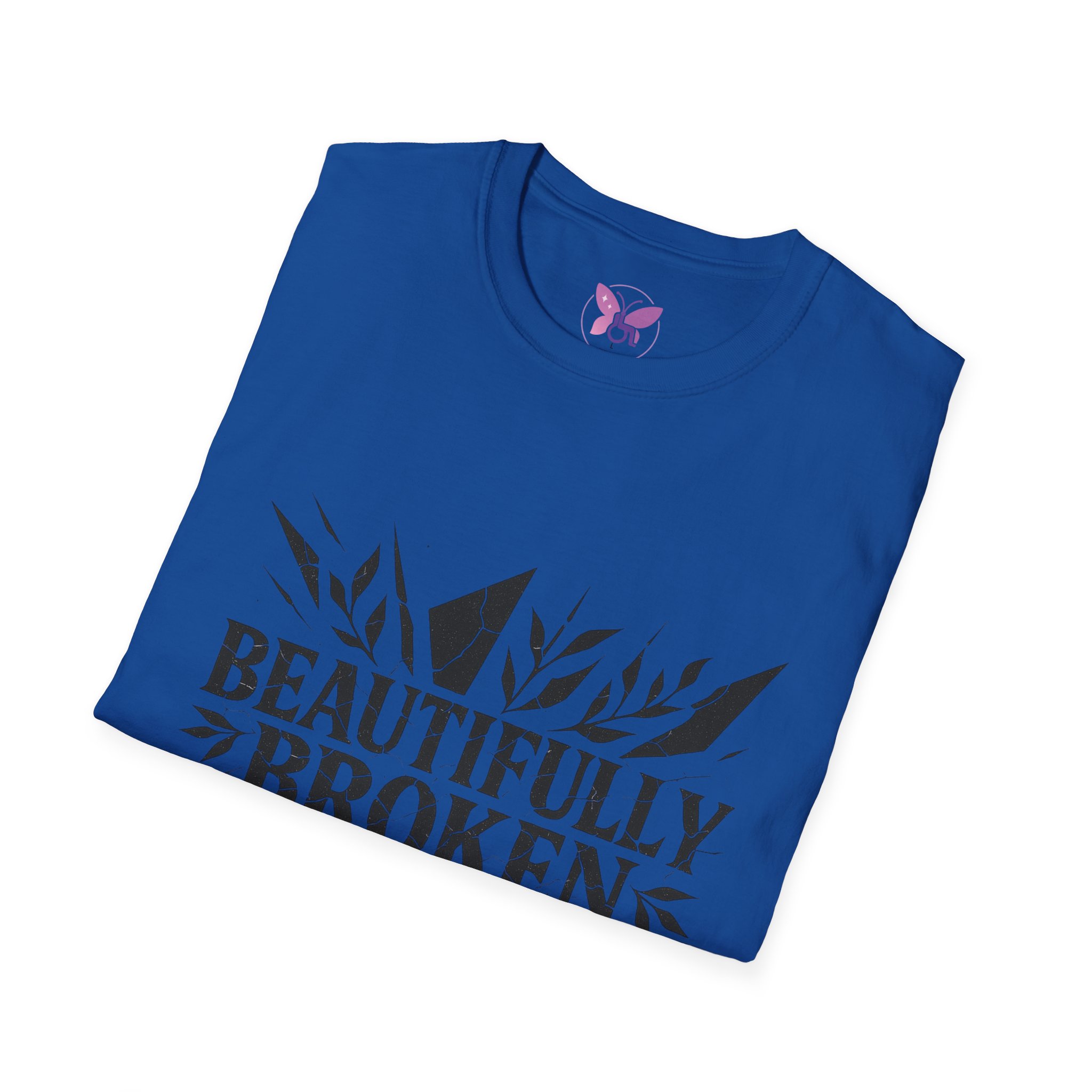 Beautifully Broken T-Shirt Inspirational Quote Tee, Empowerment Gift Promoting Self-love, Motivation and Mental Health Awareness. - Image 44