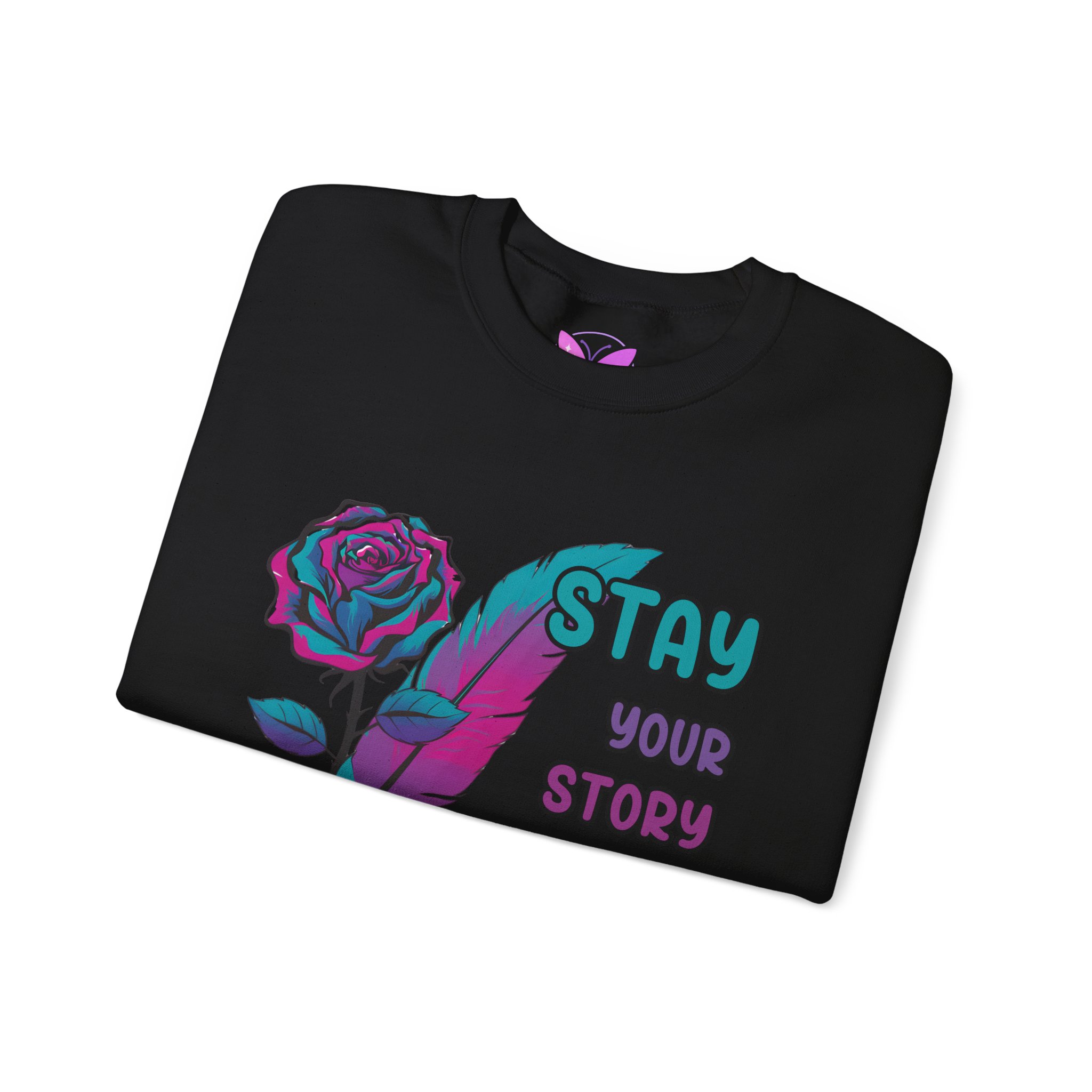 Stay Your Story is Not Over Suicide Awareness, Prevention, Motivational Crewneck, Inspirational Gift, Mental Health Awareness Sweatshirt - Image 7