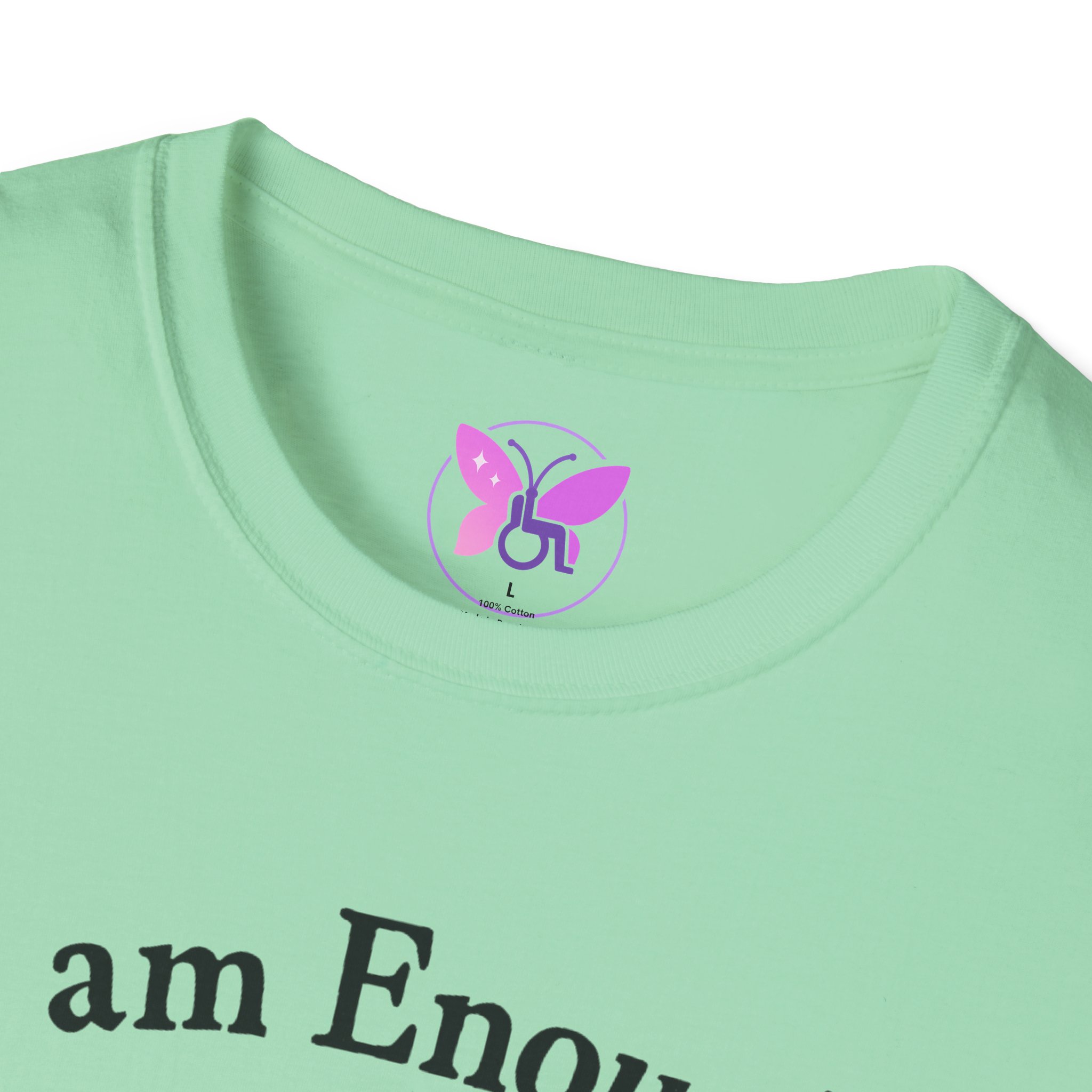 I Am Enough T-Shirt - Mental Health Awareness Shirt, Self Love Tee, Positive Message, Empowerment Apparel, Gift for Women, You Are Enough - Image 27
