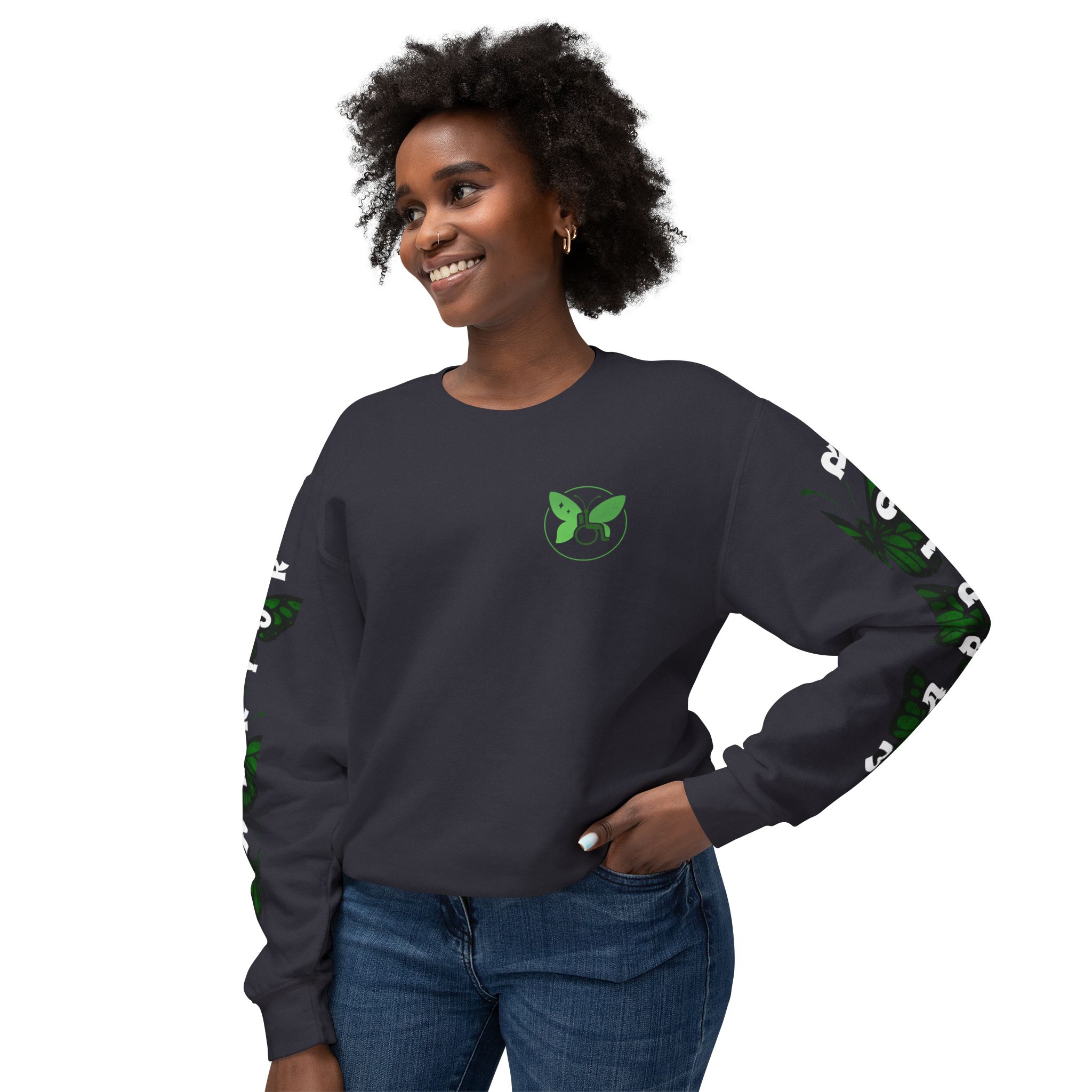 Adult CEREBRAL PALSY WARRIOR Sweatshirt Awareness Apparel by Butterfly Dreams On Wheels - Image 11