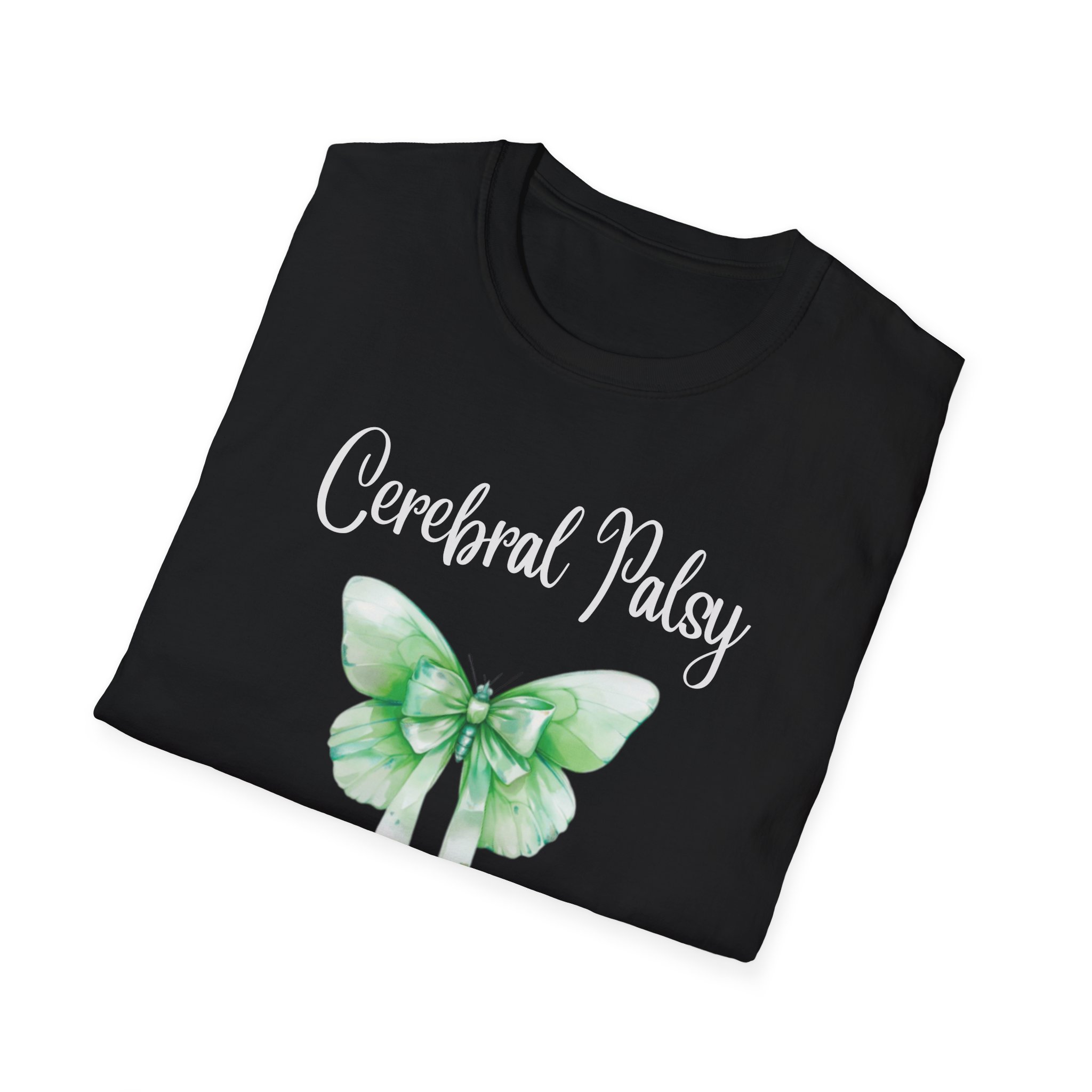 Cerebral Palsy Warrior Awareness T-Shirt Green Butterfly Tee for Fighters, Advocates, Disability Tee, Fundraisers, Empowerment Tee - Image 8