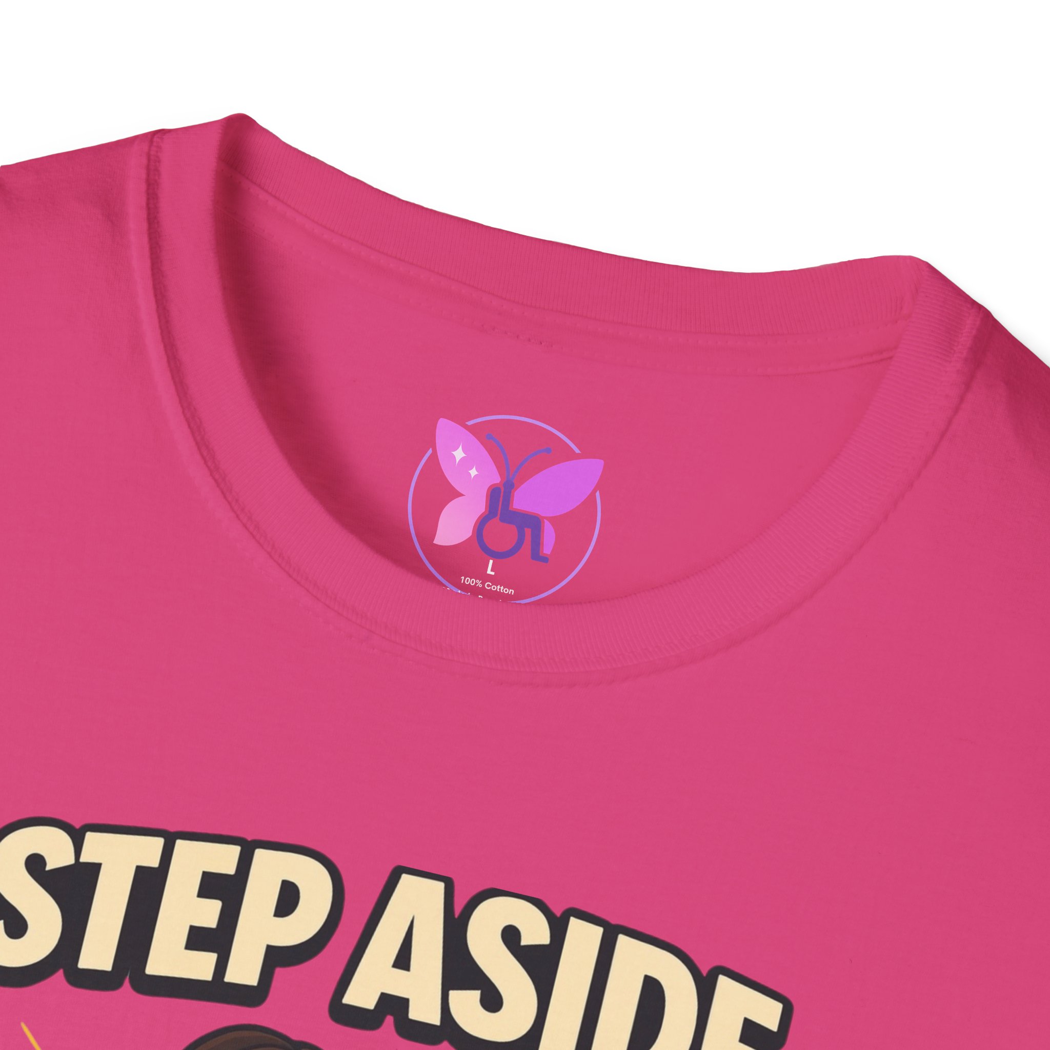 Personalized I Roll With Style Unisex Softstyle T-Shirt, Custom Disability Awareness Tee, Handicap Support Shirt, Inclusive Fashion Top, - Image 19