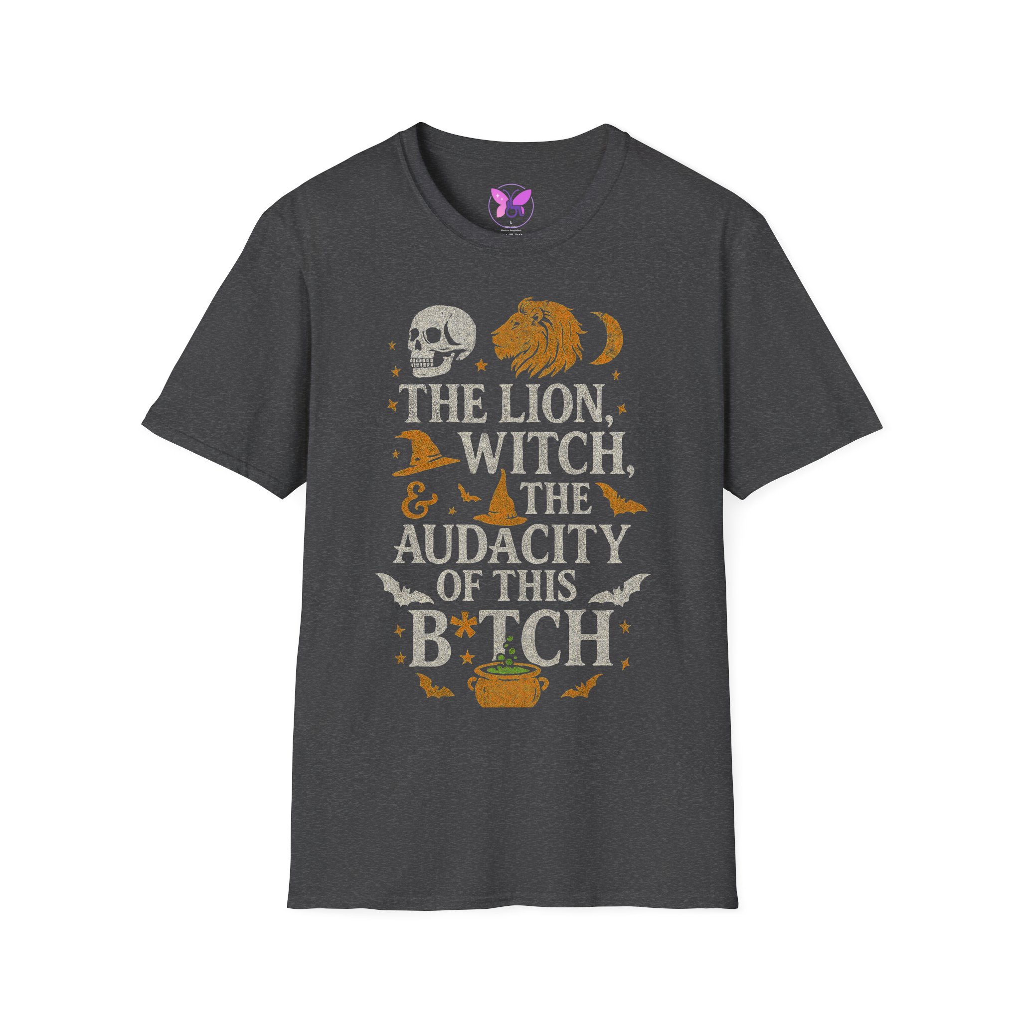The Lion, The Witch, and the Audacity of This Bitch Shirt Funny Teacher Halloween Shirt, Book Quote Unisex Tee, Sassy Adult Teacher Gift - Image 9