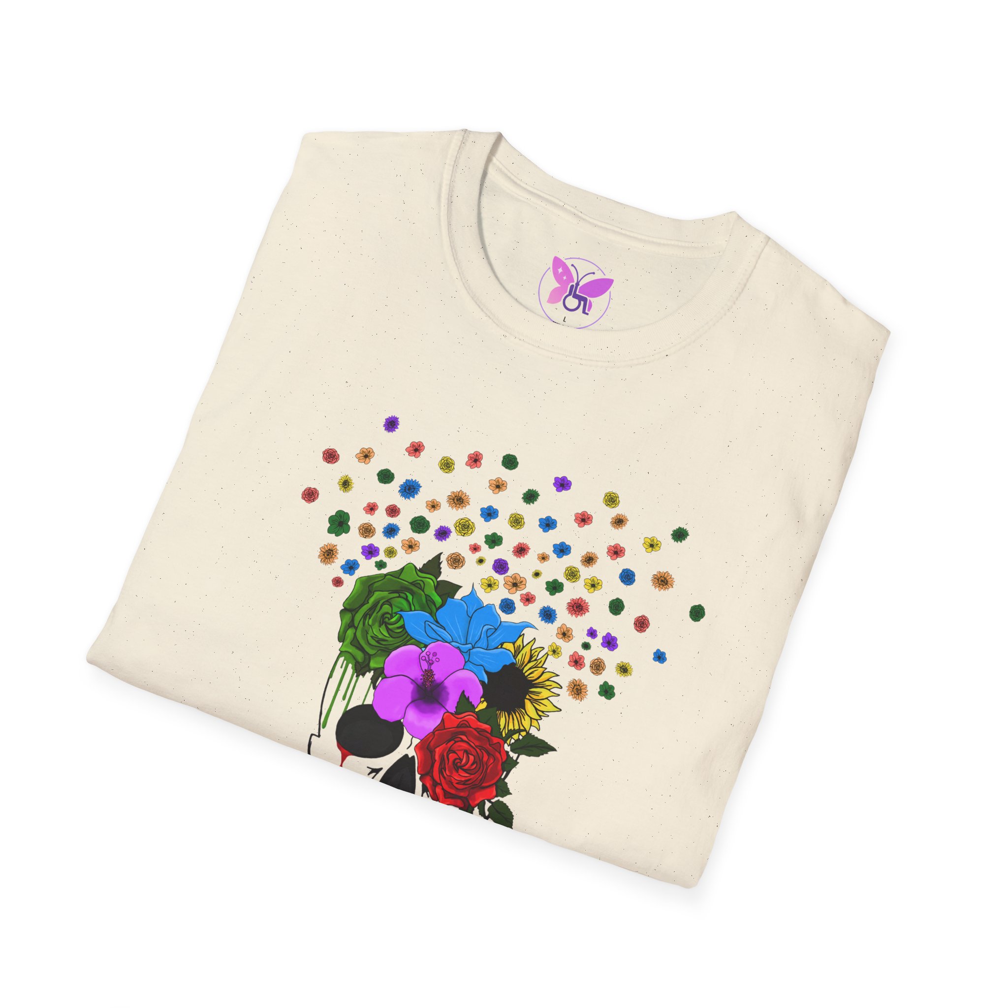 Can't Hide My Pride Skull LGBTQ Shirt -Queer Identity, Gay Pride, Inclusive Empowerment Tee, Self-Love and Acceptance - Image 12