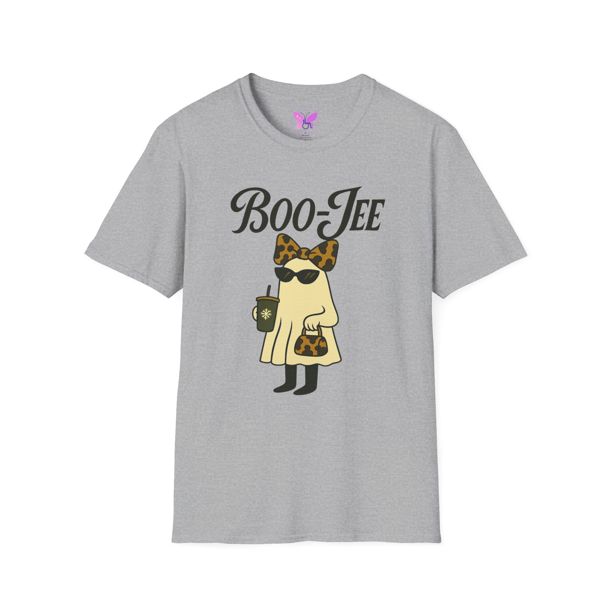 Boo-Jee Graphic T-Shirt, Trendy Tee for Fashion Lovers, Stylish Casual Wear, Great Gift for Friends, Funny T-Shirt for Parties - Image 5
