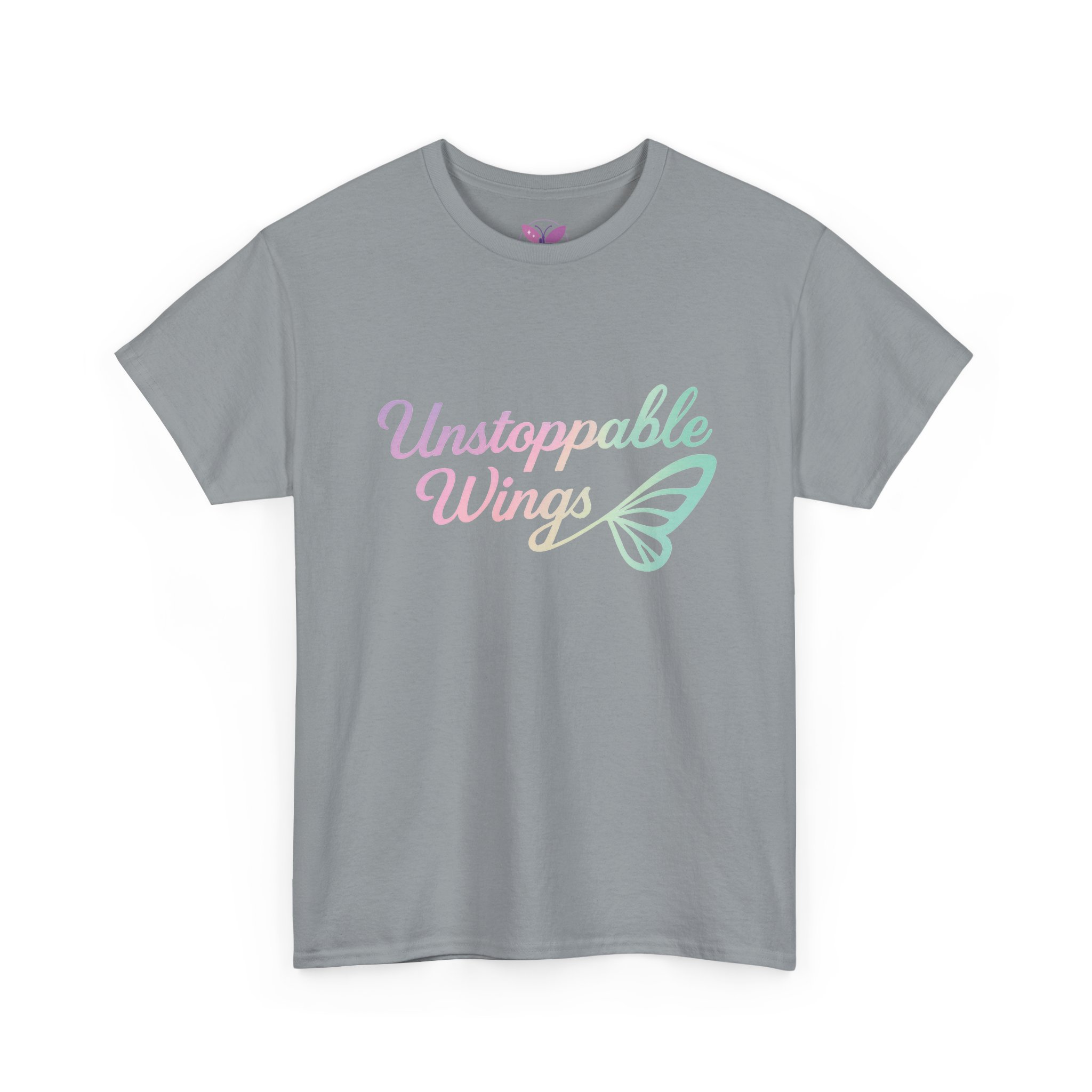 Unstoppable Wings Motivational T-Shirt for Women & Men | Butterfly Empowerment Tee | Inspirational Gift Unisex Heavy Cotton Tee - Image 23