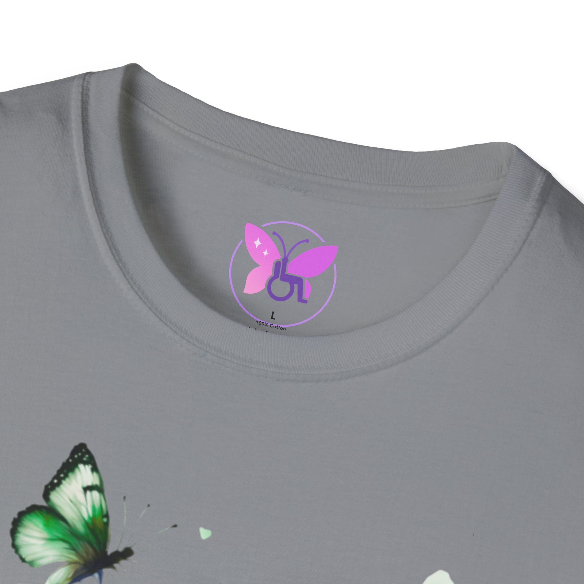 Cerebral Palsy Awareness T-Shirt Green Ribbon Butterfly Tee for Support, Disability Pride Unisex T-Shirt Gift for Campaign t-shirt - Image 19