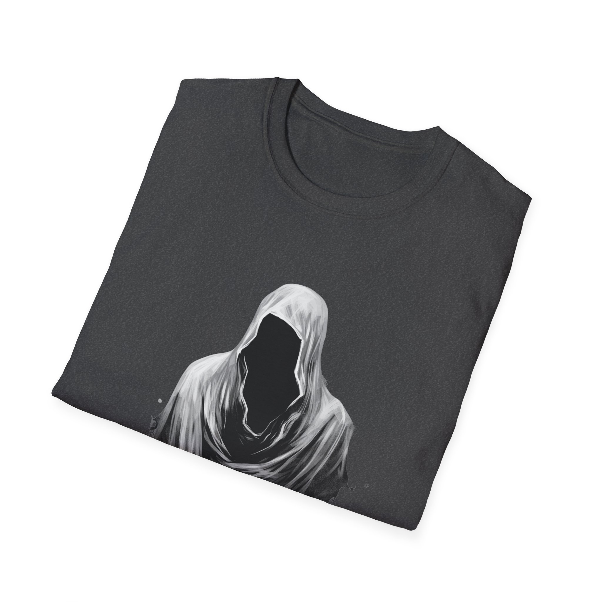 Hooded Void Graphic Tee Gothic Horror Dripping Cloak T Shirt, Streetwear, Dark Fantasy Apparel Spooky Tee Halloween Shirt Gift For Goth - Image 16
