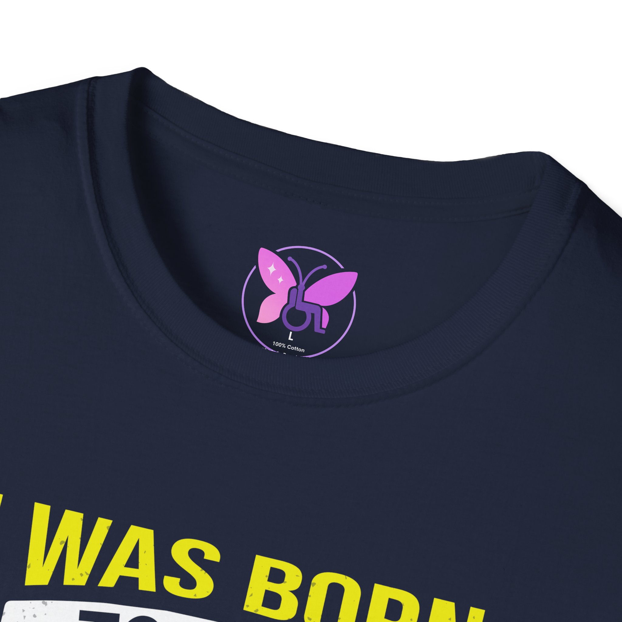 Empowering Fighter Tee , Gift for Cancer Awareness, Unisex Yellow Ribbon Sarcoma and Bone Cancer Awareness Tee I Was Born To Be A Fighter - Image 19