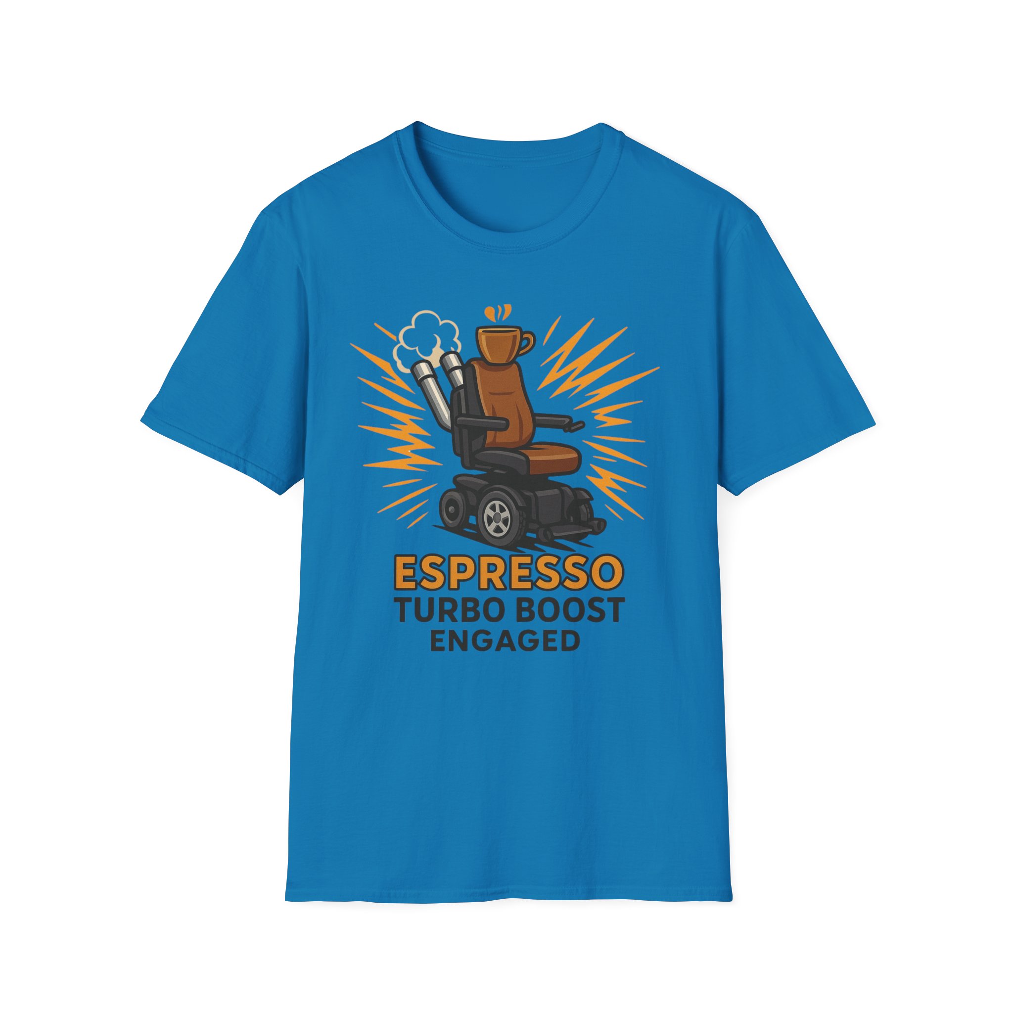 Espresso Turbo Boost Engaged Funny Wheelchair T-Shirt Caffeine and Unstoppable Vibes, Coffee Lover , Wicked Sense of Humor. - Image 33