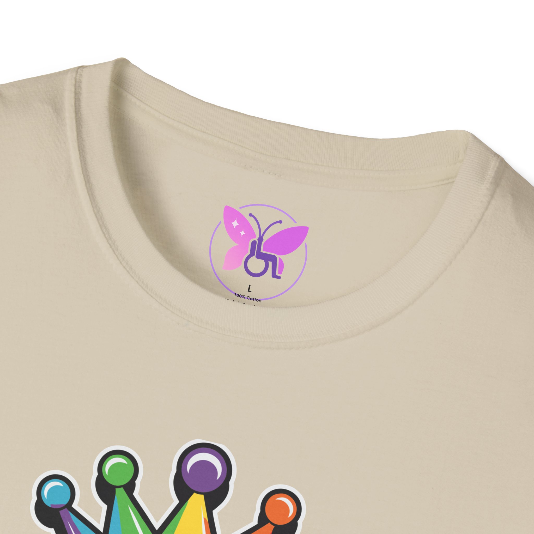 Pride Queen LGBTQ+ Unisex Softstyle T-Shirt, Inspirational Tee, Casual Wear, Gift for Friends, Everyday Comfort, Positive Vibes - Image 11