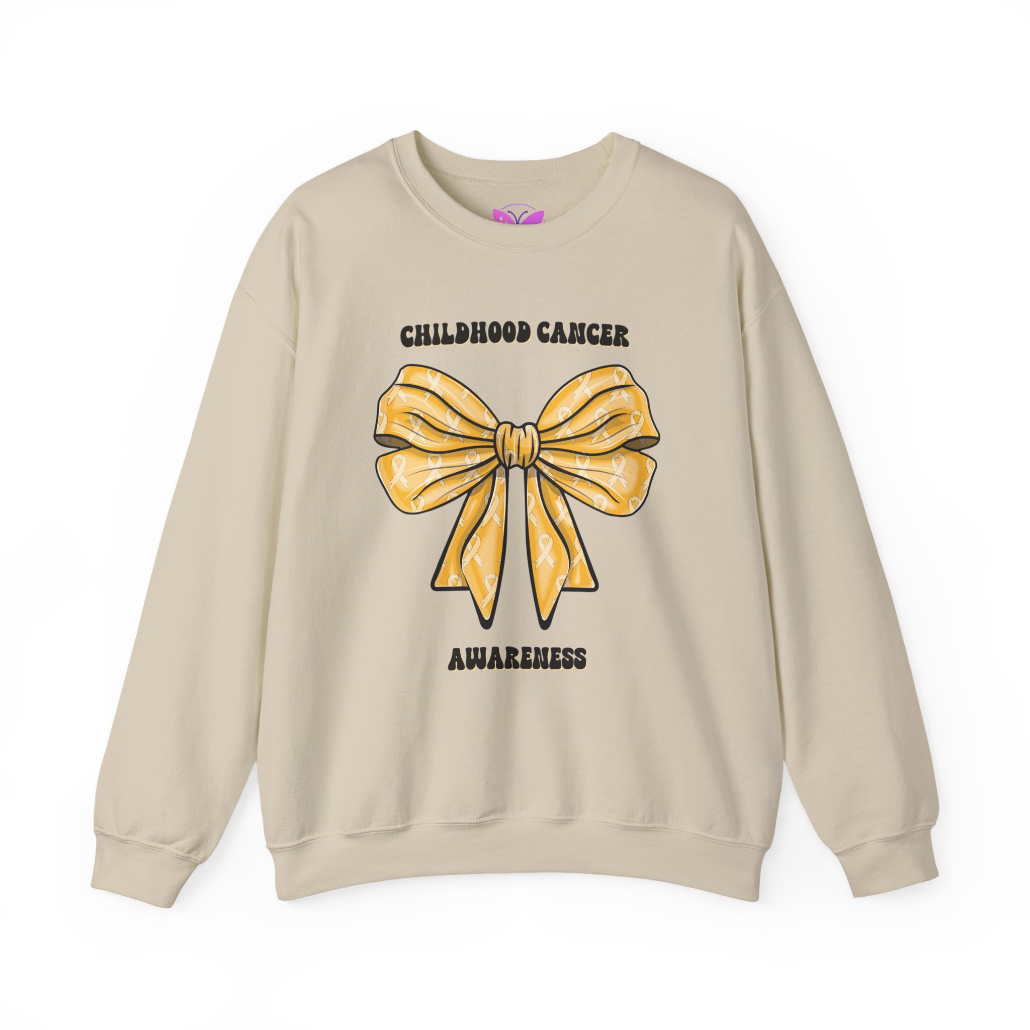 Childhood Cancer Gold Ribbon Sweatshirt -Awareness Sweatshirt, Advocacy Apparel, Fundraiser Gift, Cancer Awareness, Survivor Support - Image 13