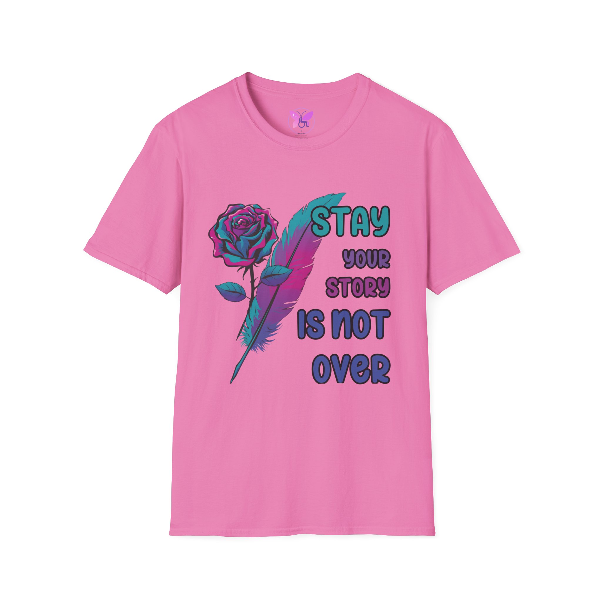 Your Story Is Not Over Suicide Awareness Prevention T-Shirt, Inspirational Tee, Resilience Tee, Survior Gift, Talk About It, Positive Vibes - Image 21