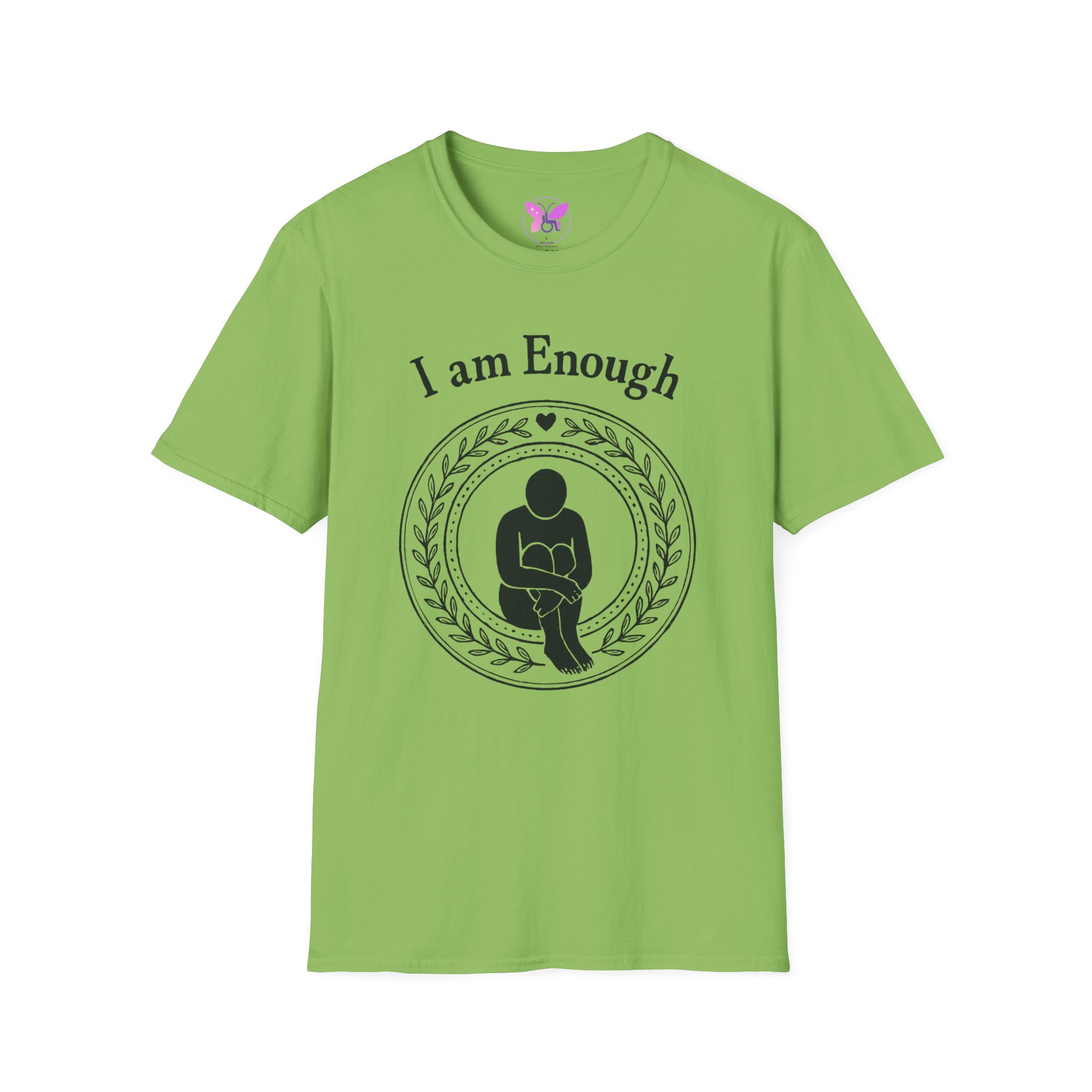 I Am Enough T-Shirt - Mental Health Awareness Shirt, Self Love Tee, Positive Message, Empowerment Apparel, Gift for Women, You Are Enough - Image 21