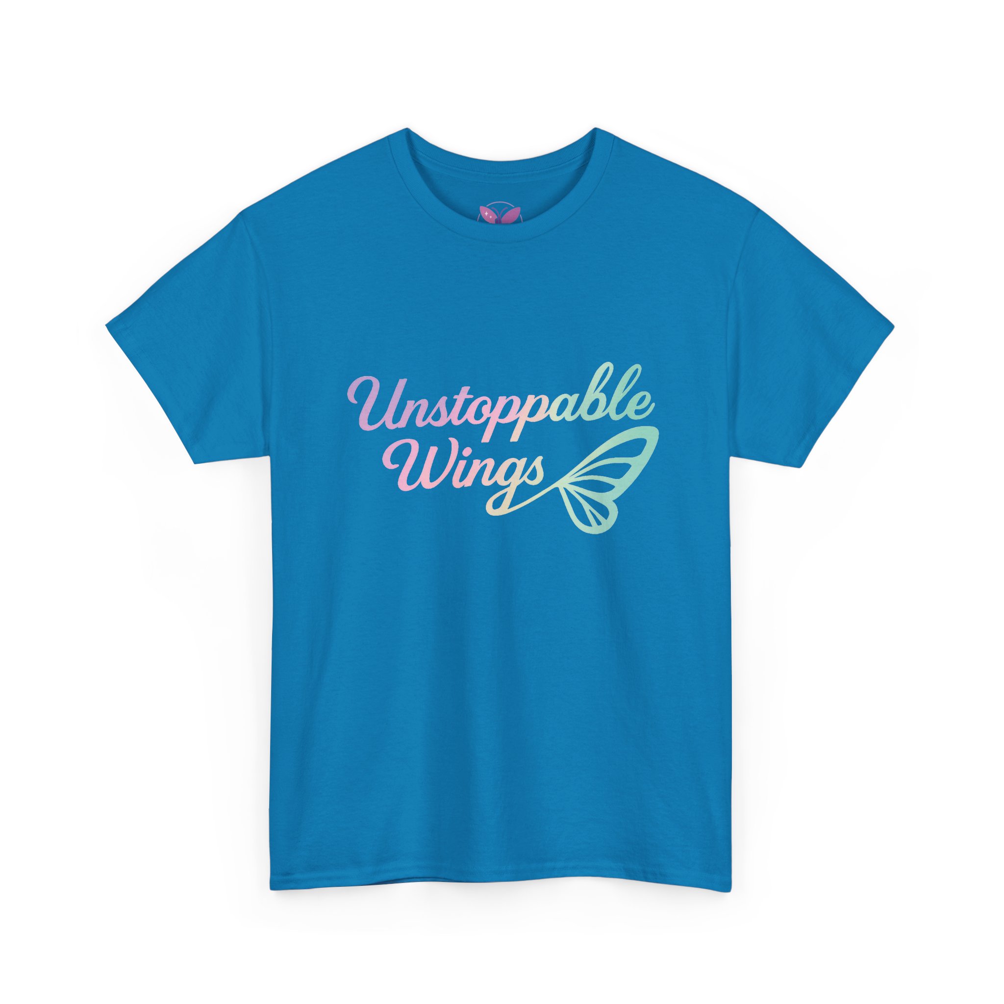 Unstoppable Wings Motivational T-Shirt for Women & Men | Butterfly Empowerment Tee | Inspirational Gift Unisex Heavy Cotton Tee - Image 35