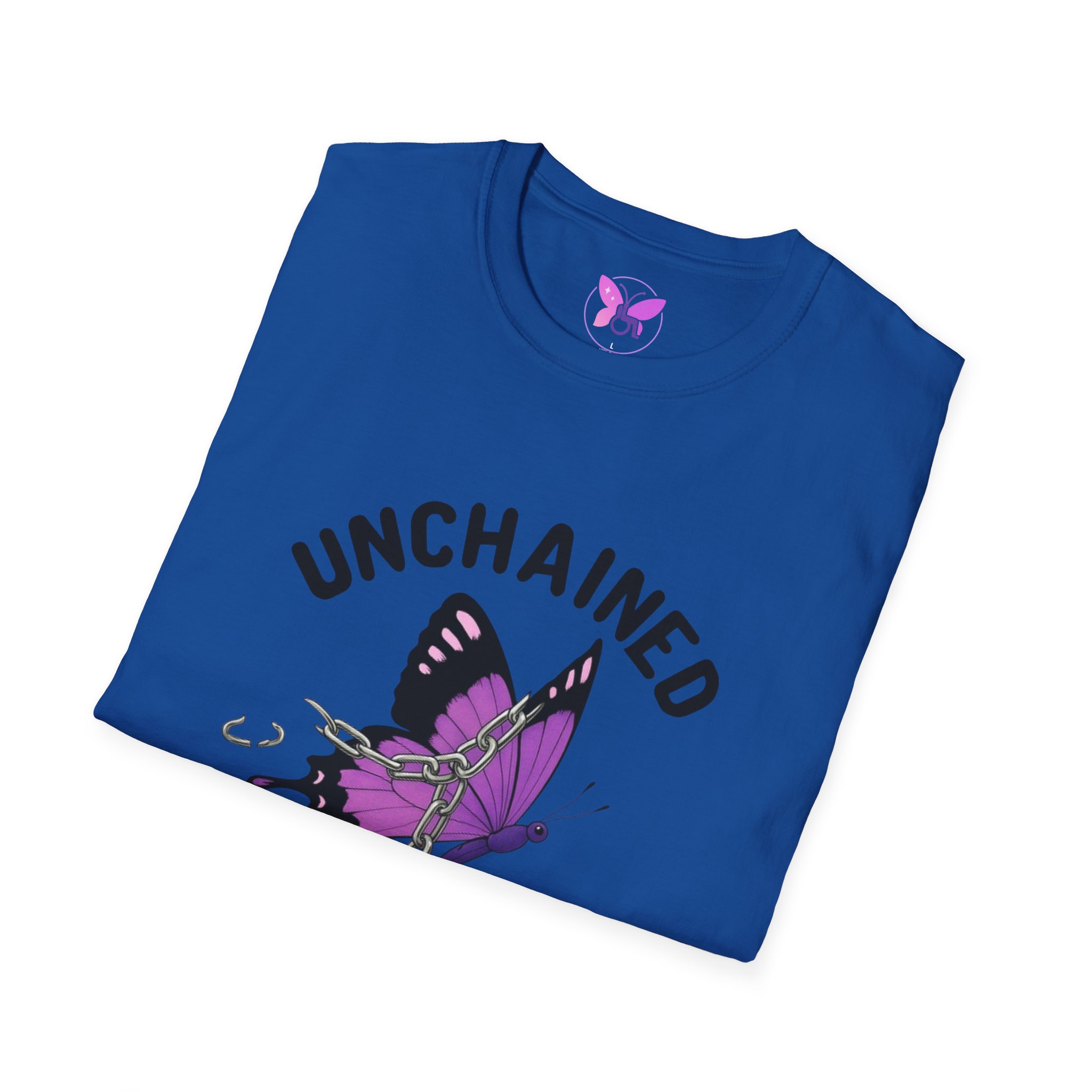 Unchained Butterfly Wings T-Shirt - Survivors, Dreamers, Free Spirits , Resilience, Purple Freedom Tee, Emancipation, Personal Growth Tee, - Image 16