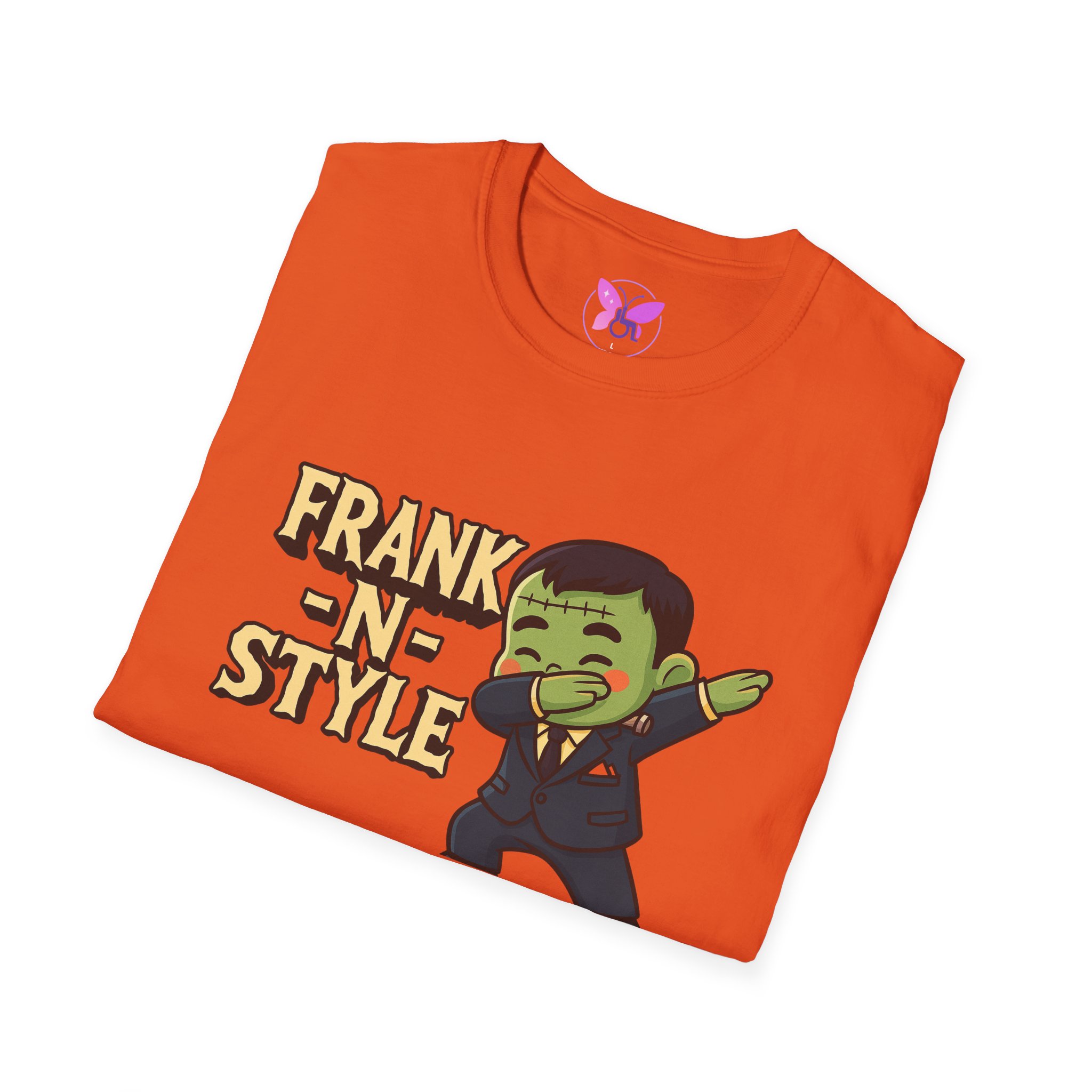 Boy Frank N Style Dabbing T-Shirt for Adults, Unisex Tee Shirt, Softstyle Top, Fun Graphic Tee, Trendy Hip Shirt, Cool Cotton Tshirt - Image 16