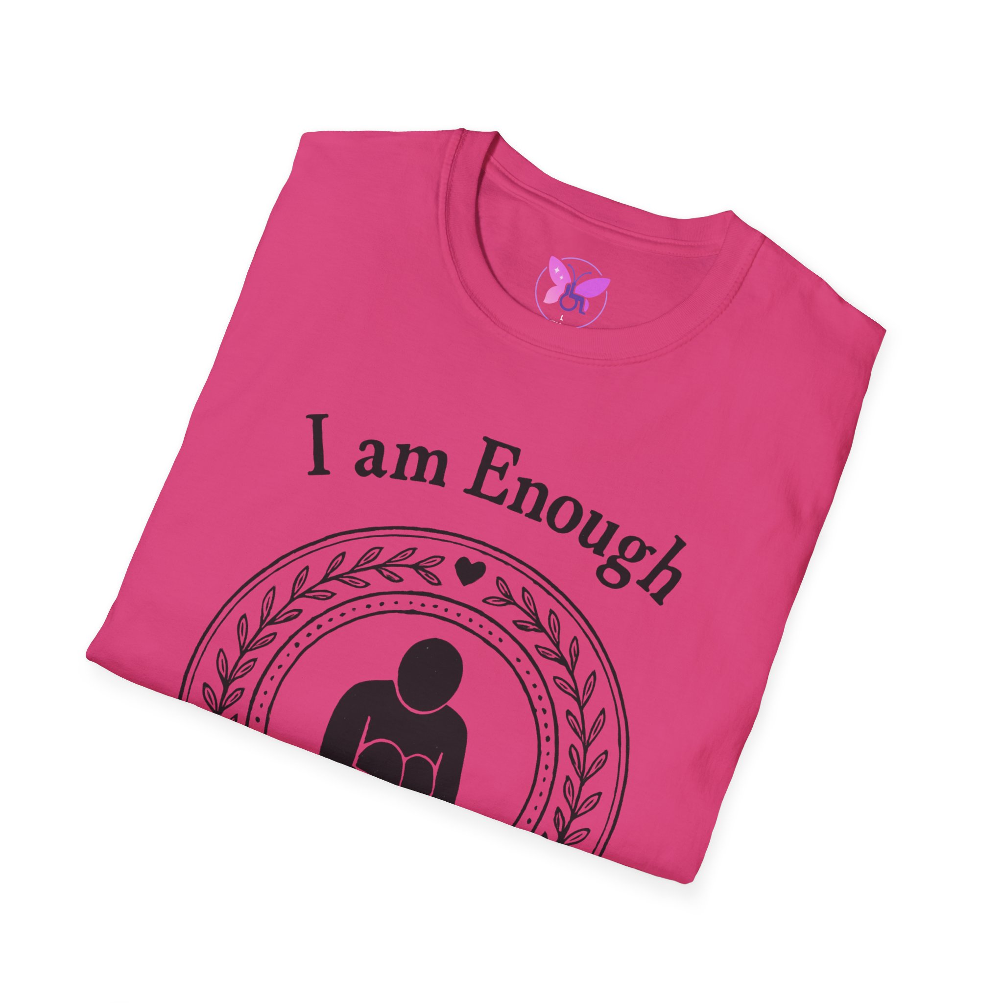 I Am Enough T-Shirt - Mental Health Awareness Shirt, Self Love Tee, Positive Message, Empowerment Apparel, Gift for Women, You Are Enough - Image 48