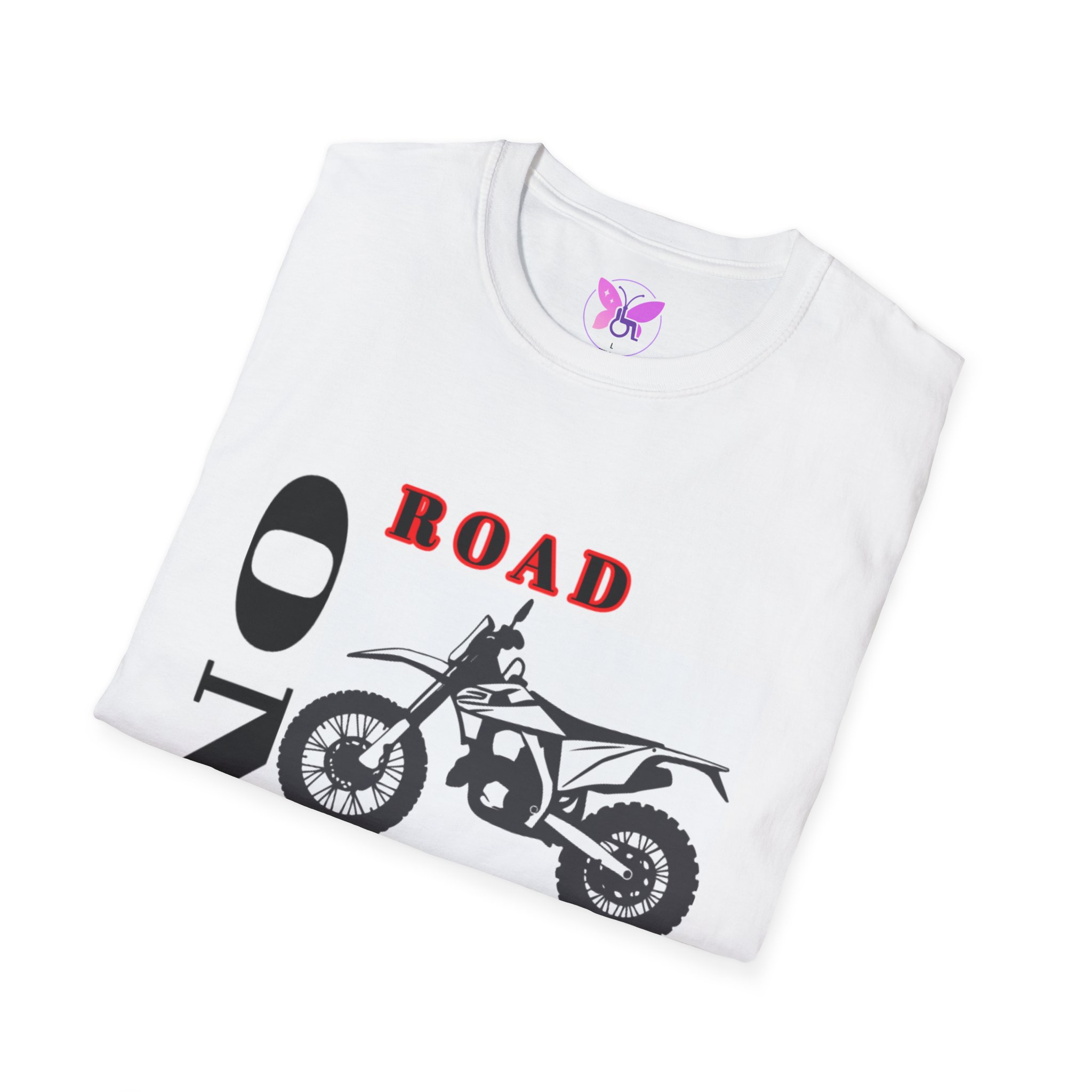 Motorcycle T-Shirt - No Road No Problemo, Biker Gift, Casual Wear, Adventure Apparel, Adventure Enthusiast Gift, Free Spirit Dirtbike Shirt - Image 4
