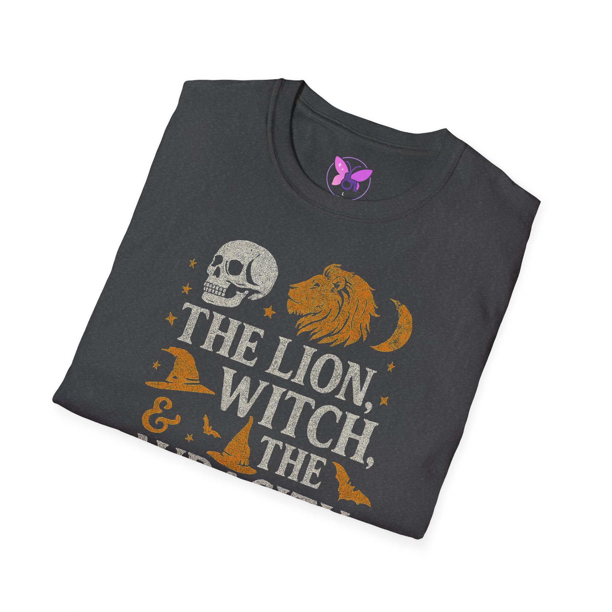 The Lion, The Witch, and the Audacity of This Bitch Shirt Funny Teacher Halloween Shirt, Book Quote Unisex Tee, Sassy Adult Teacher Gift - Image 12