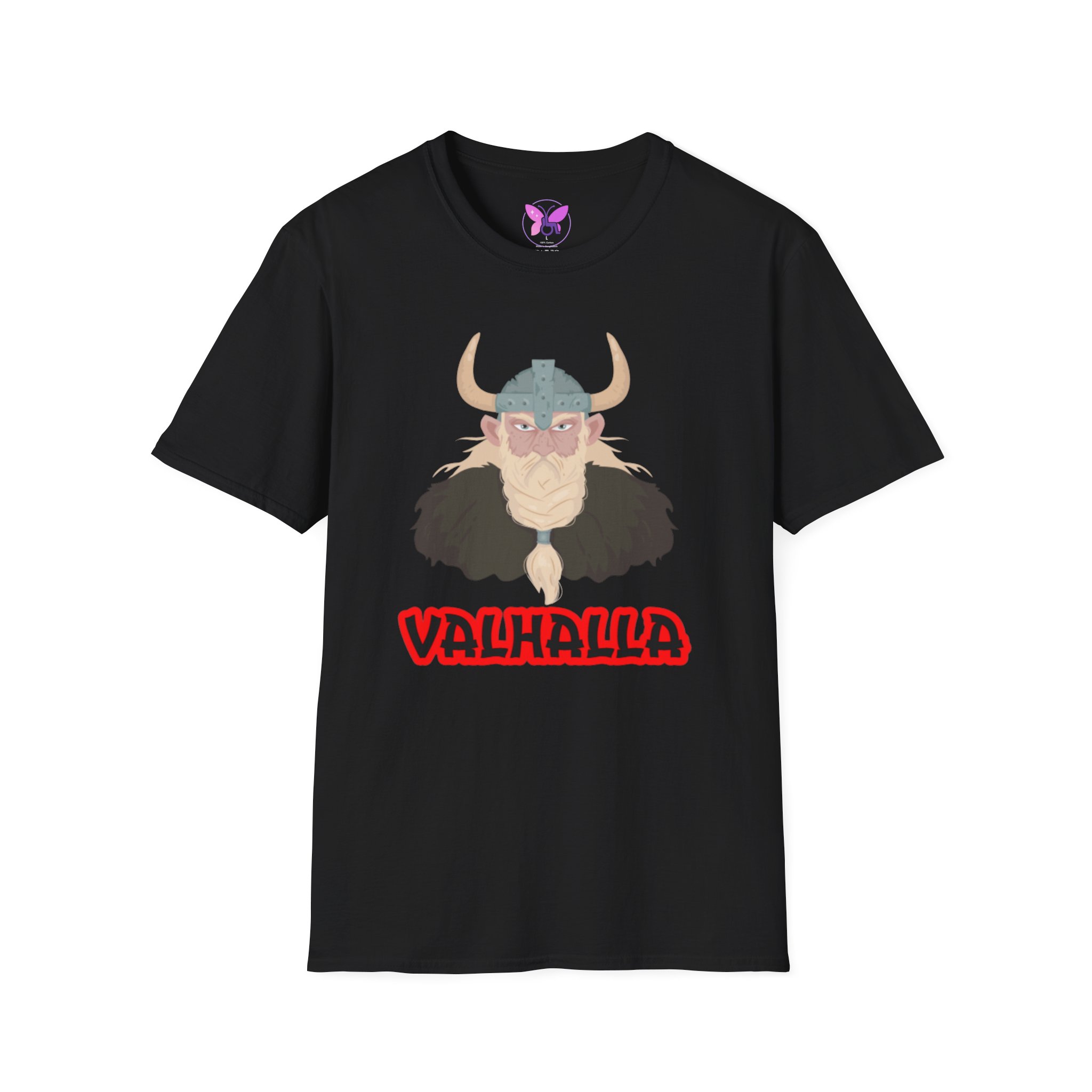 Valhalla Viking Graphic T-Shirt, Gift for Norse Mythology Lovers,Norse Mythology Warrior Spirit Tee | Viking and Scandinavian Aesthetic - Image 5