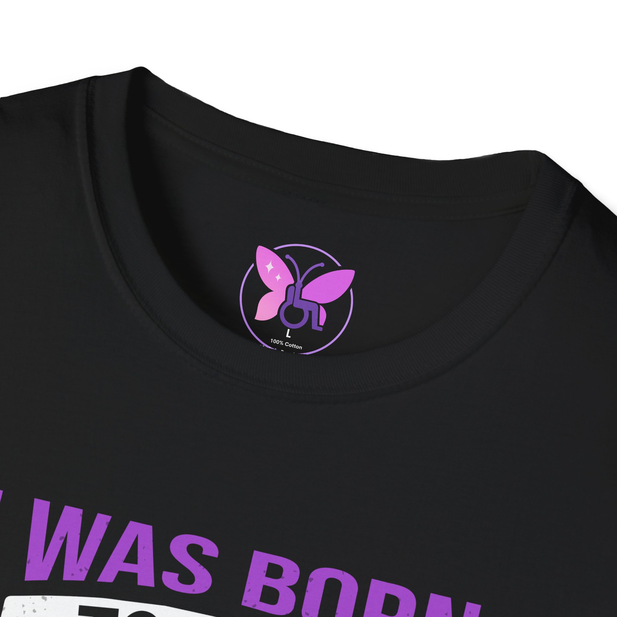 Purple Ribbon Awareness T-Shirt Pancreatic Cancer, Epilepsy, Domestic Violence Support Motivational Fighter Unisex Tee Will Not Back Down - Image 3