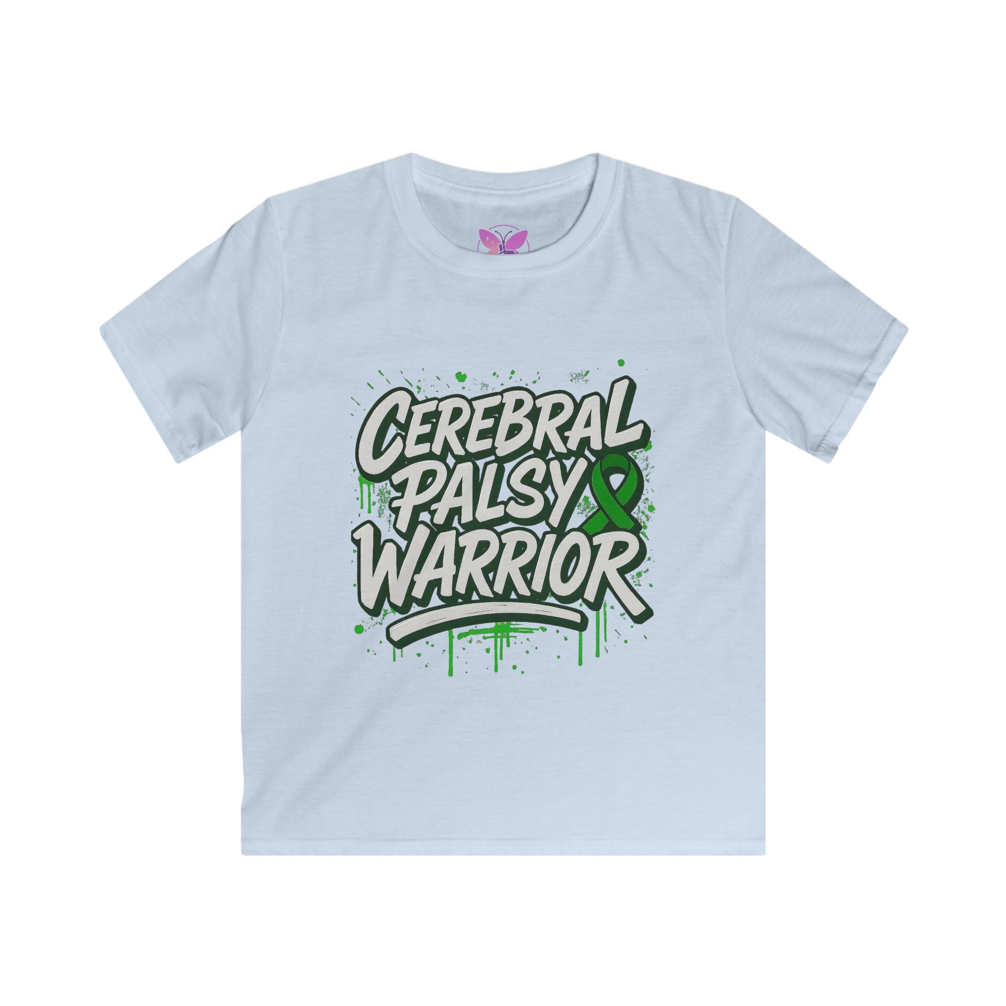 Kids Cerebral Palsy Warrior Tee | Graffiti Awareness Edition - Image 7