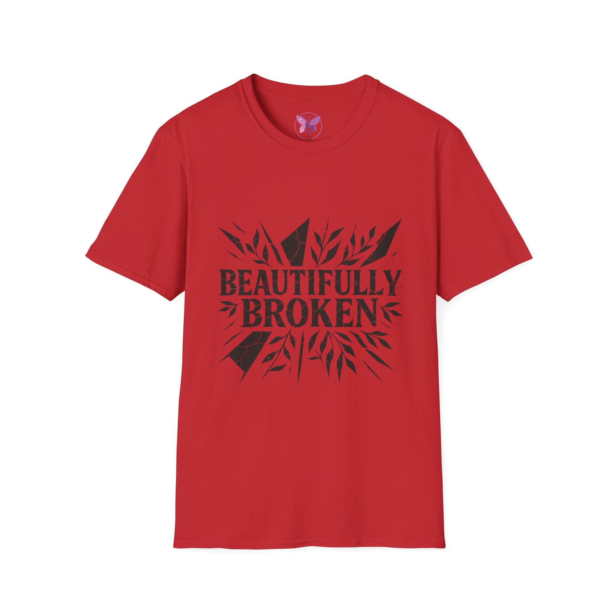 Beautifully Broken T-Shirt Inspirational Quote Tee, Empowerment Gift Promoting Self-love, Motivation and Mental Health Awareness. - Image 49