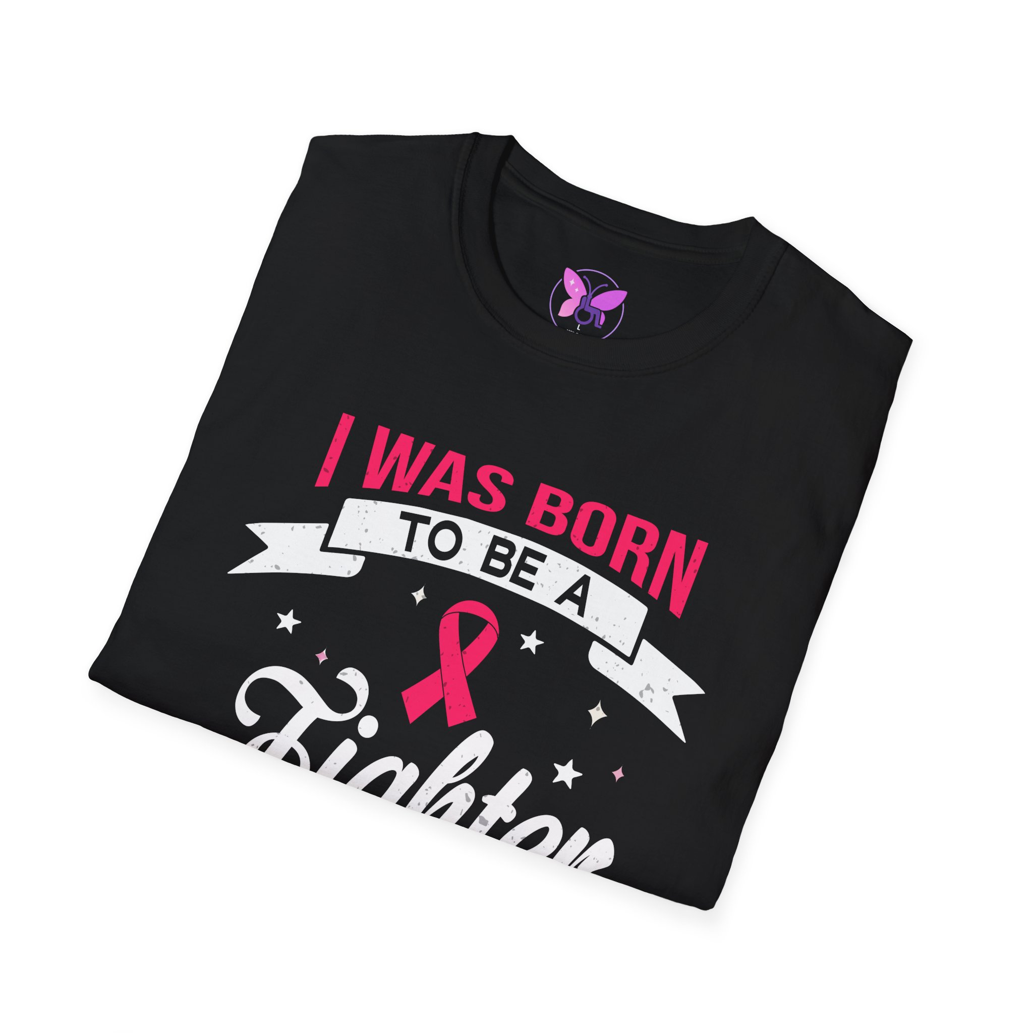 Pink Ribbon Breast Cancer Shirt, Fighter Survivor Tee, Awareness Gift , Inspirational Unisex Tee, Cancer Support Shirt Gift for Survivors - Image 4
