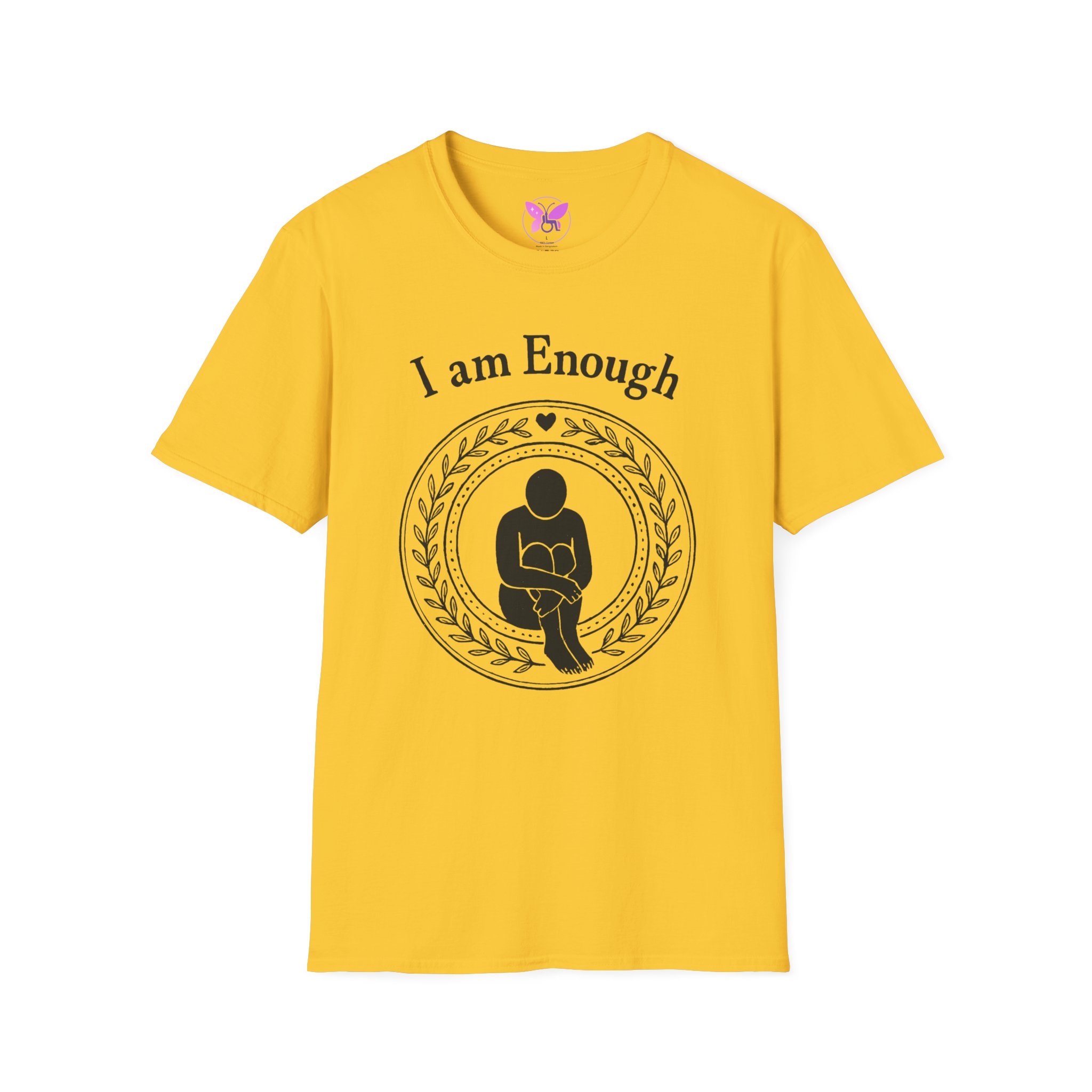 I Am Enough T-Shirt - Mental Health Awareness Shirt, Self Love Tee, Positive Message, Empowerment Apparel, Gift for Women, You Are Enough - Image 17
