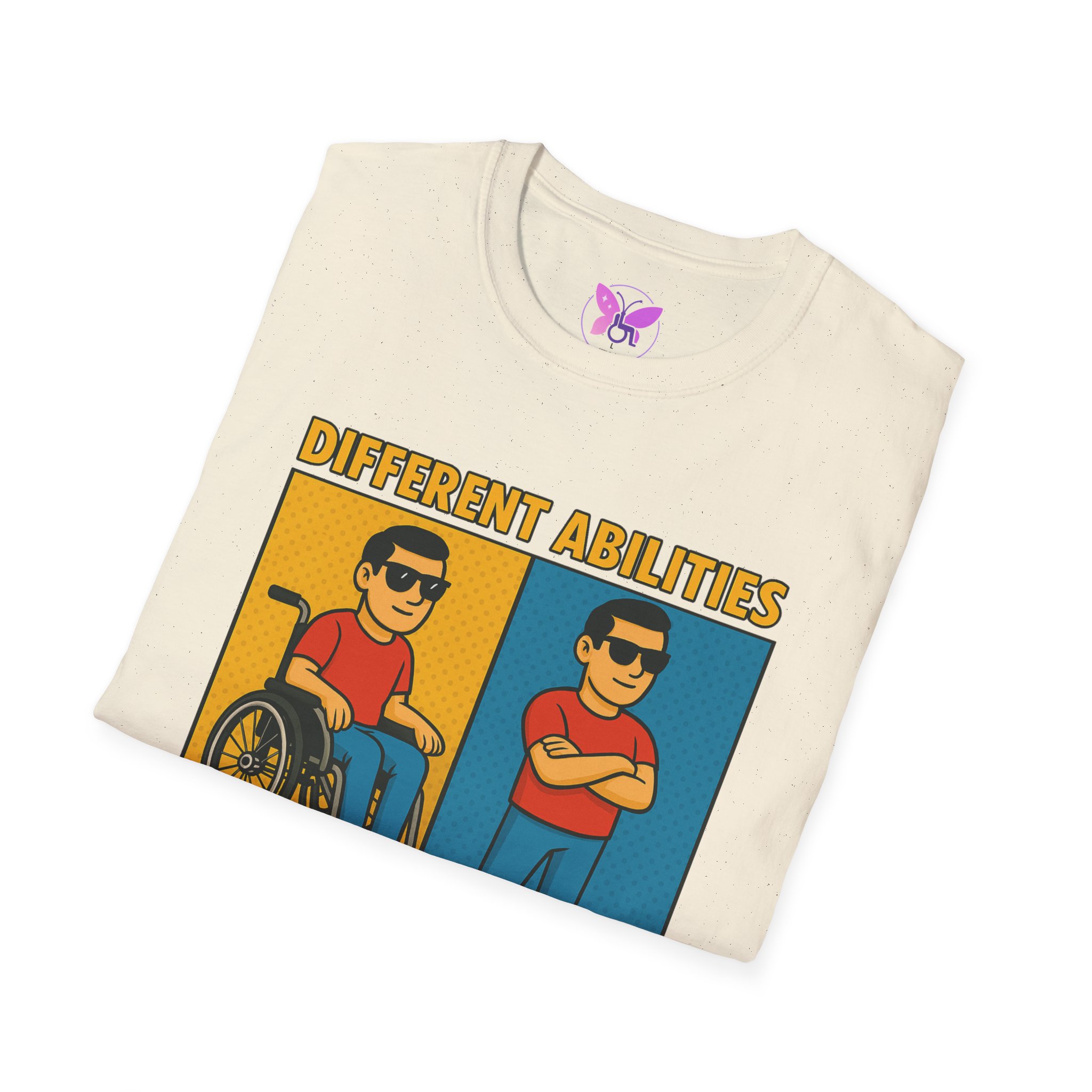 Different Abilities Same Attitude T-Shirt Disability Empowerment Tee Inclusive Unisex Shirt - Image 16