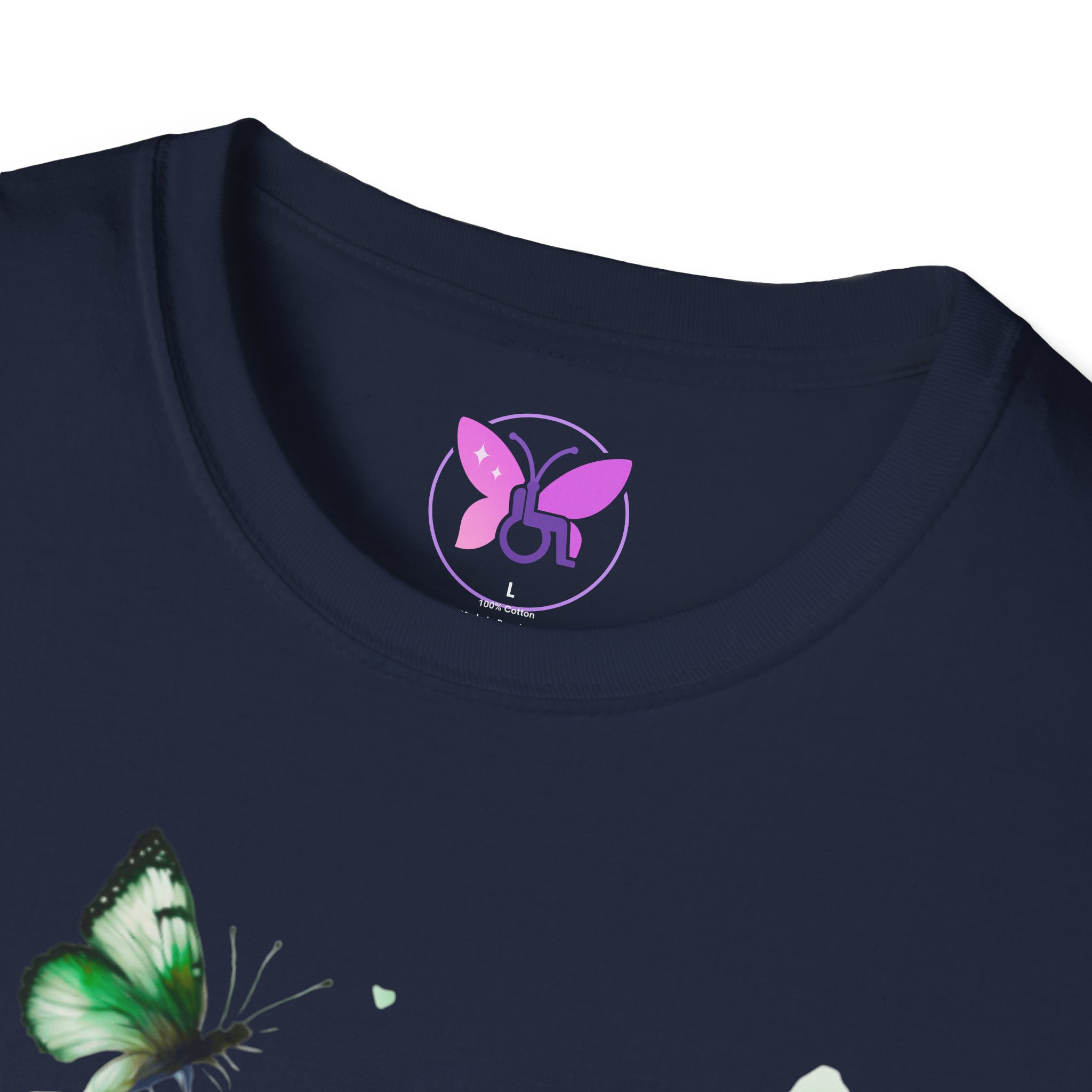 Cerebral Palsy Awareness T-Shirt Green Ribbon Butterfly Tee for Support, Disability Pride Unisex T-Shirt Gift for Campaign t-shirt - Image 23