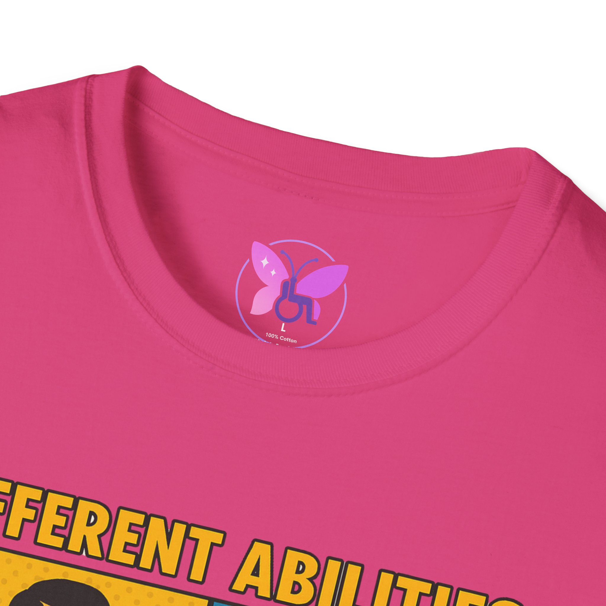 Different Abilities Same Attitude T-Shirt Disability Empowerment Tee Inclusive Unisex Shirt - Image 39