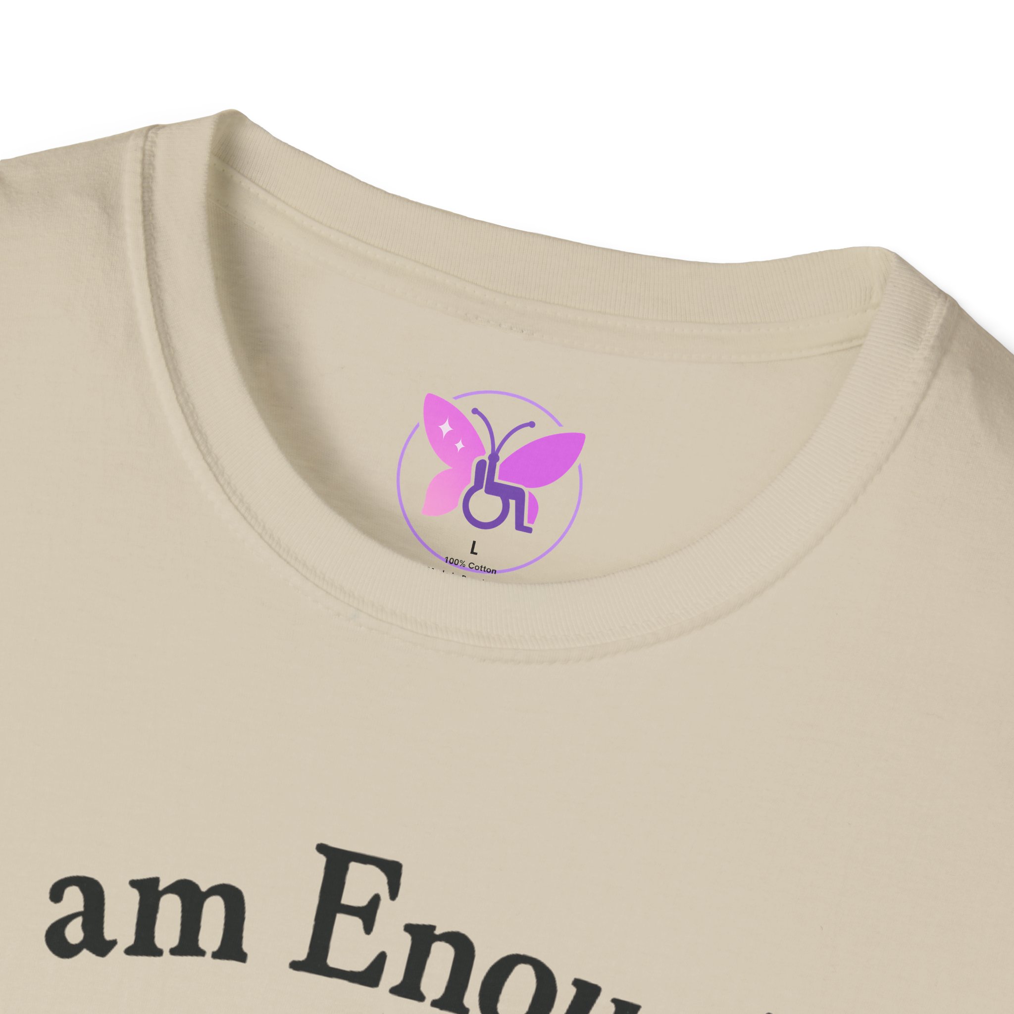 I Am Enough T-Shirt - Mental Health Awareness Shirt, Self Love Tee, Positive Message, Empowerment Apparel, Gift for Women, You Are Enough - Image 11