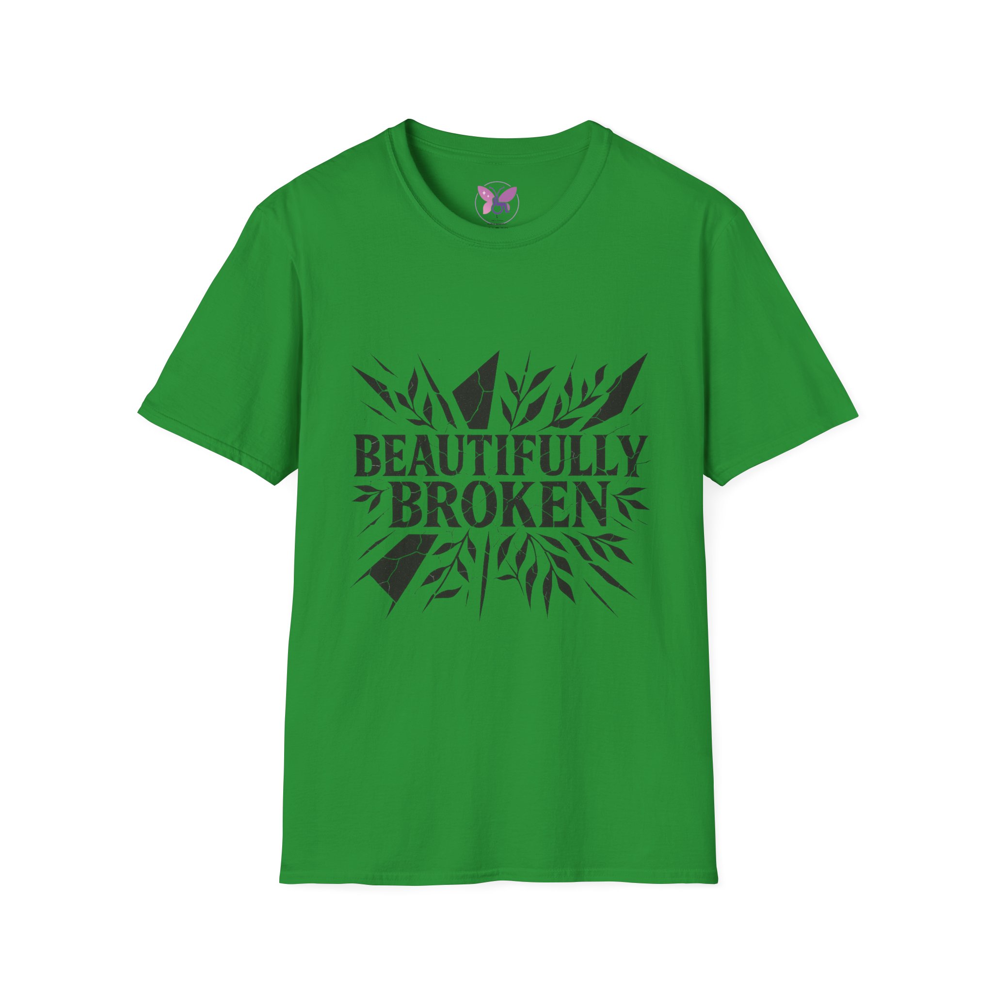 Beautifully Broken T-Shirt Inspirational Quote Tee, Empowerment Gift Promoting Self-love, Motivation and Mental Health Awareness. - Image 29