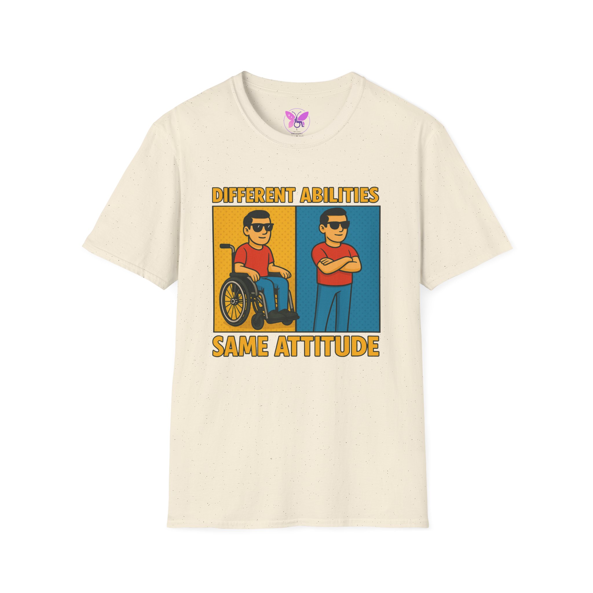 Different Abilities Same Attitude T-Shirt Disability Empowerment Tee Inclusive Unisex Shirt - Image 13