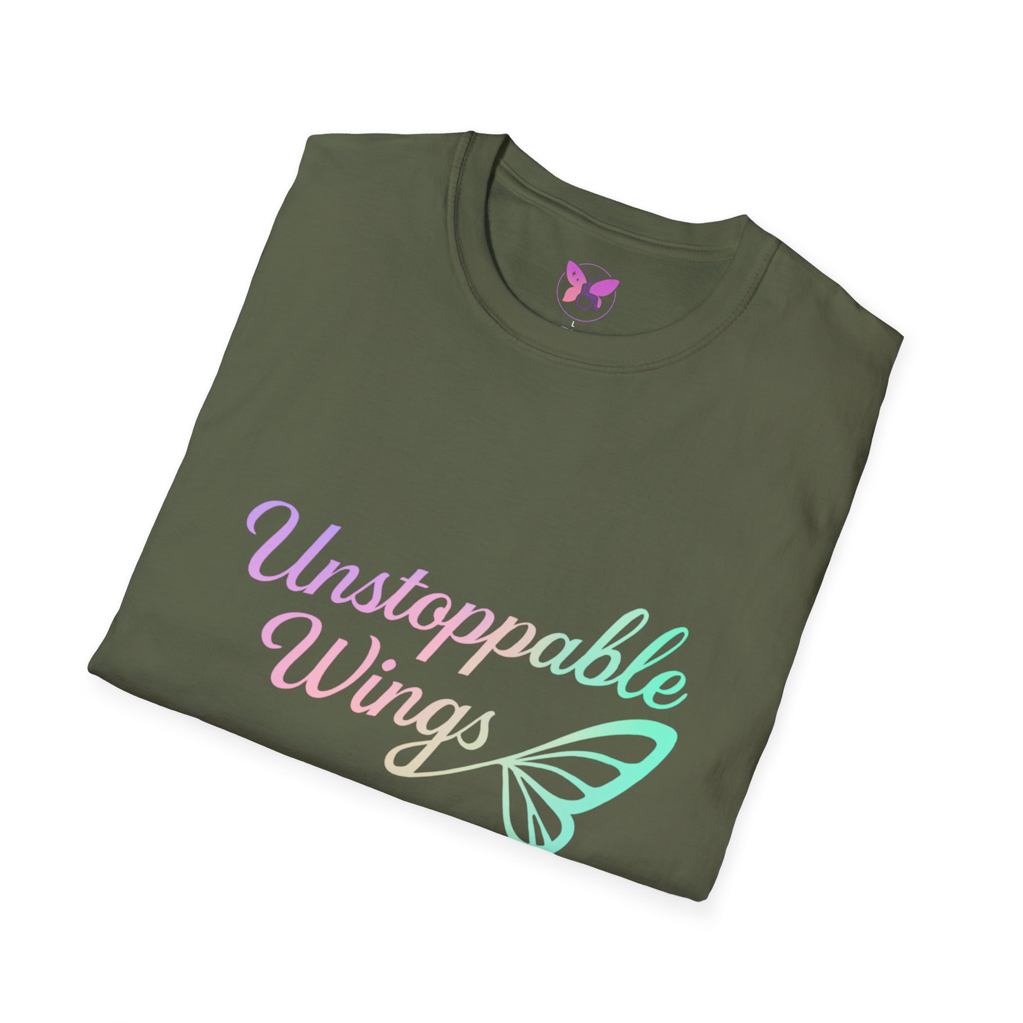 Unstoppable Wings Inspirational Butterfly T-Shirt Empowerment Tee Motivational Graphic Shirt, Embrace transformation, Fearless t-shirt - Image 24