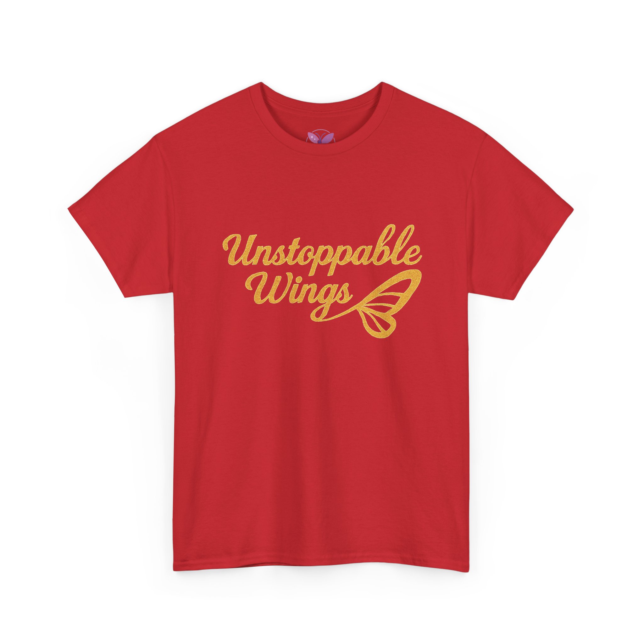 Unstoppable Wings Motivational T-Shirt for Women & Men | Butterfly Empowerment Tee | Inspirational Gift Unisex Heavy Cotton Tee - Image 47