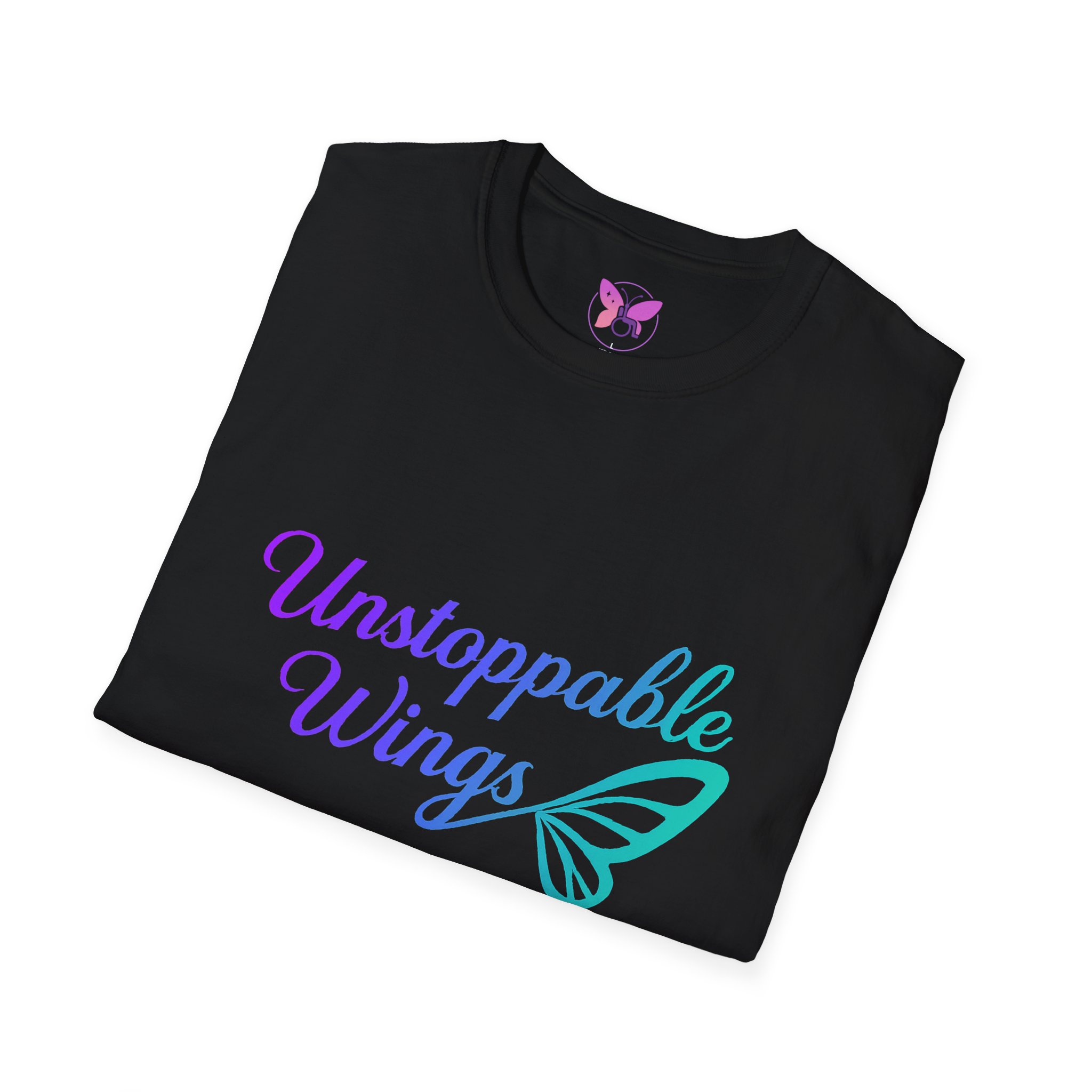 Unstoppable Wings Inspirational Butterfly T-Shirt Empowerment Tee Motivational Graphic Shirt, Embrace transformation, Fearless t-shirt - Image 4