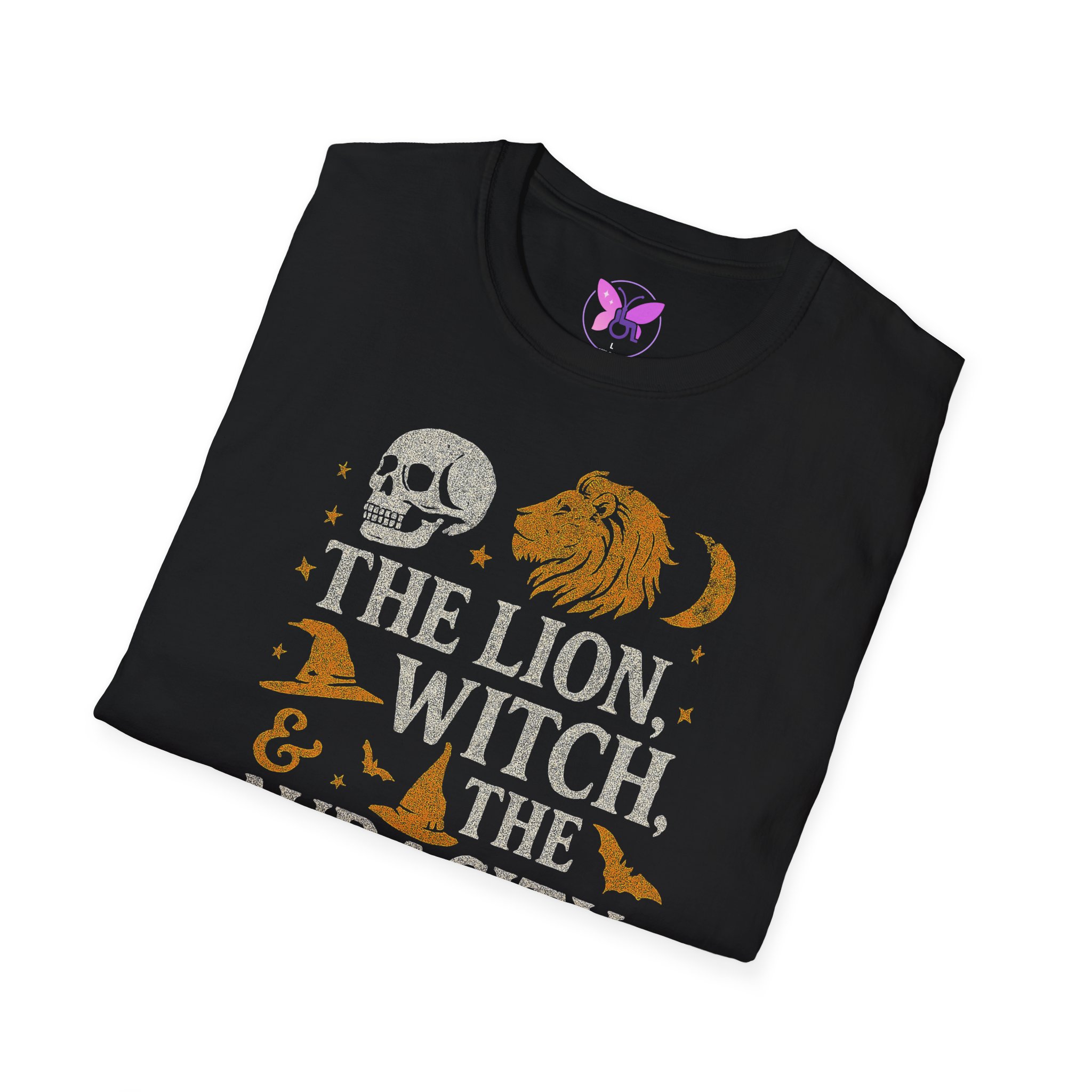 The Lion, The Witch, and the Audacity of This Bitch Shirt Funny Teacher Halloween Shirt, Book Quote Unisex Tee, Sassy Adult Teacher Gift - Image 4