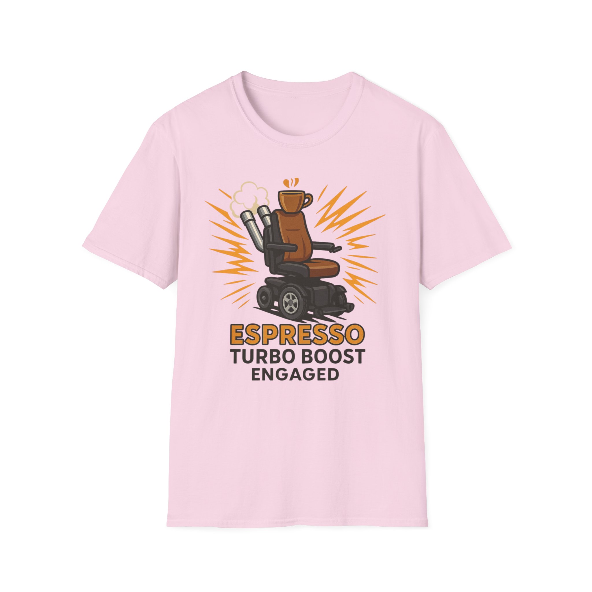 Espresso Turbo Boost Engaged Funny Wheelchair T-Shirt Caffeine and Unstoppable Vibes, Coffee Lover , Wicked Sense of Humor. - Image 41