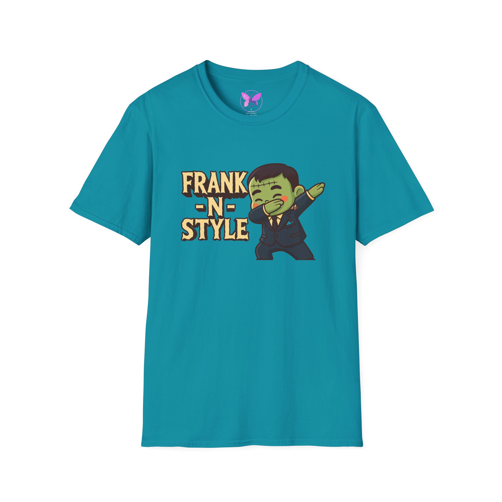 Boy Frank N Style Dabbing T-Shirt for Adults, Unisex Tee Shirt, Softstyle Top, Fun Graphic Tee, Trendy Hip Shirt, Cool Cotton Tshirt - Image 29
