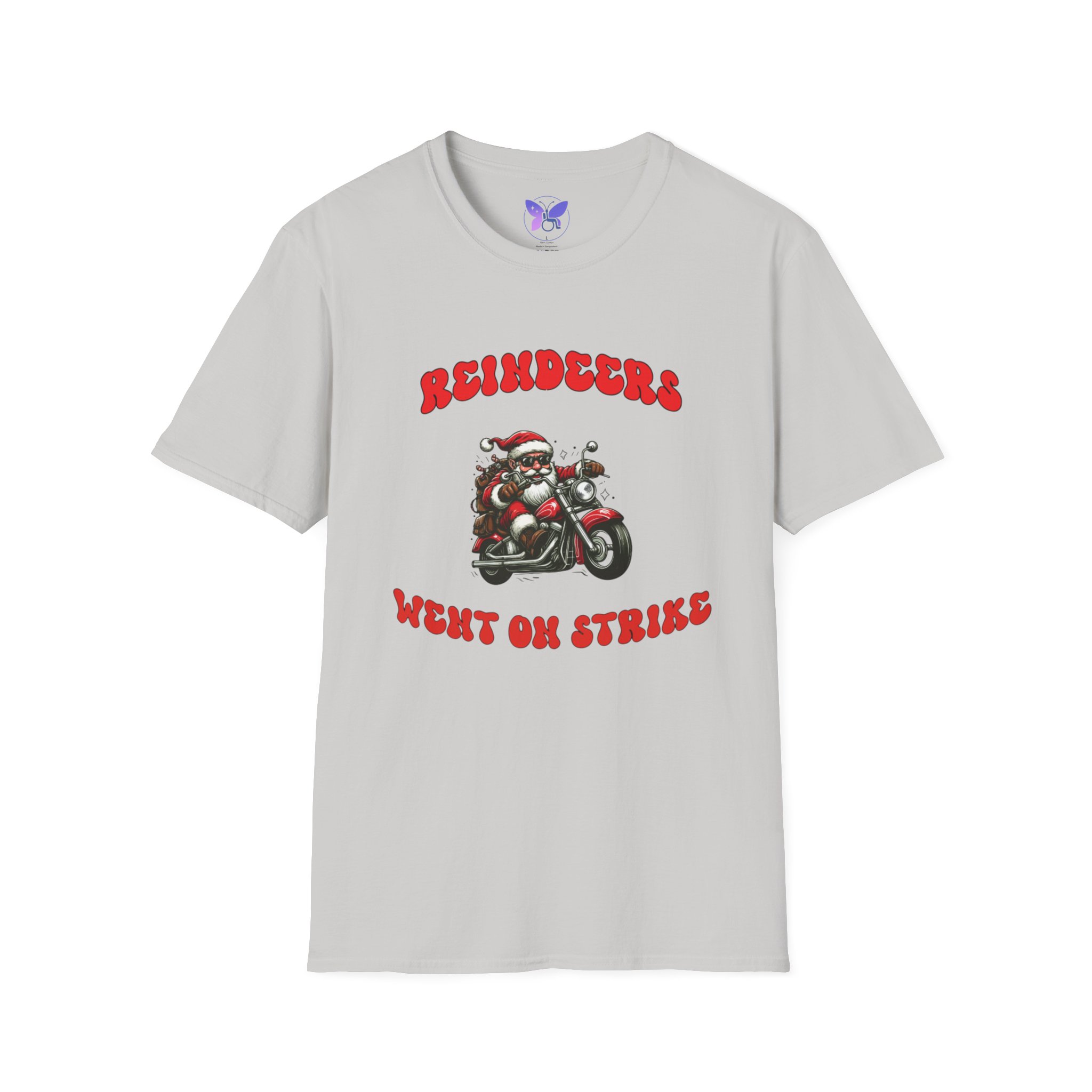 Funny Holiday T-Shirt, Reindeer Tee, Christmas Gift, Unisex Graphic Shirt, Holiday Humor Apparel, Festive Casual Wear - Image 5