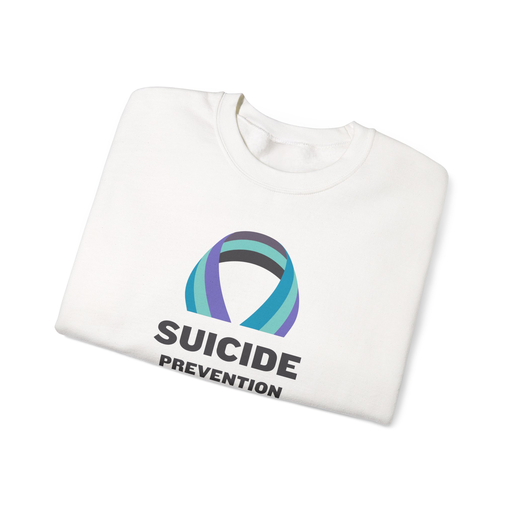 Suicide Prevention Awareness Crewneck Sweatshirt, Support Mental Health, Unisex Heavy Blend™, Casual Comfort, Gift for Awareness Events - Image 3