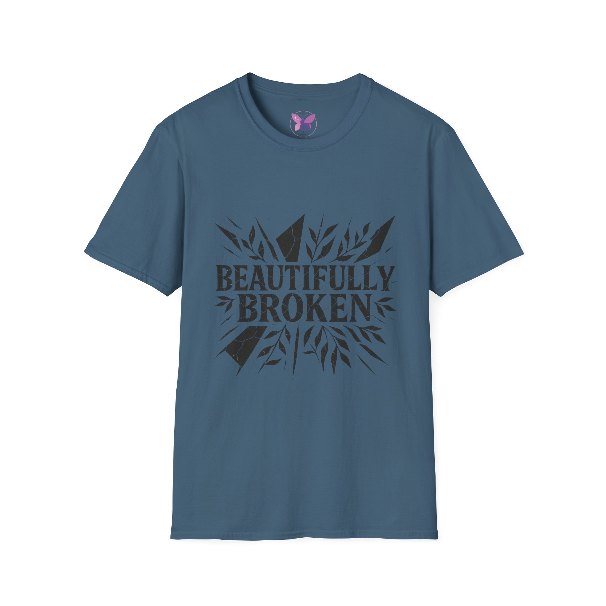 Beautifully Broken T-Shirt Inspirational Quote Tee, Empowerment Gift Promoting Self-love, Motivation and Mental Health Awareness. - Image 33